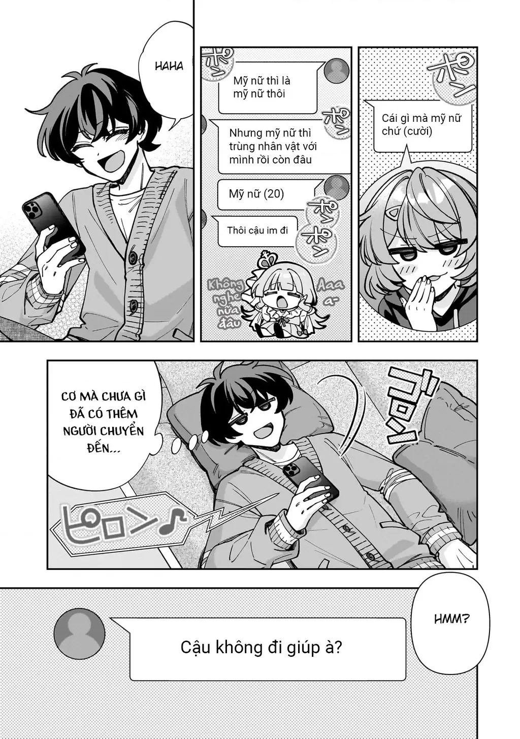 Net no "Oshi" to Real no "Oshi" ga Tonari ni Hikkoshite Kita Chapter 5 - Trang 17