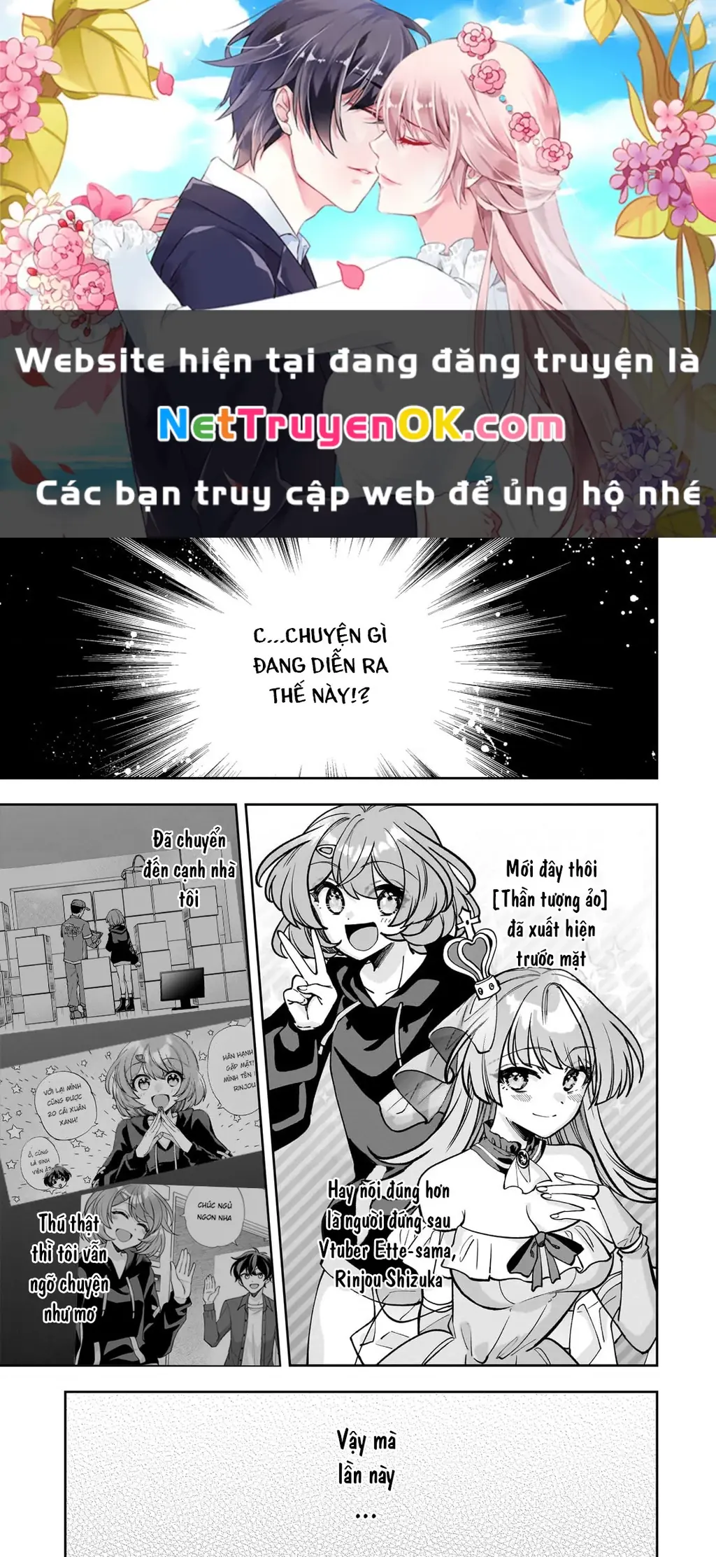 Net no "Oshi" to Real no "Oshi" ga Tonari ni Hikkoshite Kita Chapter 6 - Trang 1