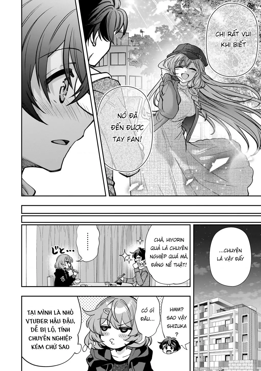 Net no "Oshi" to Real no "Oshi" ga Tonari ni Hikkoshite Kita Chapter 6 - Trang 14
