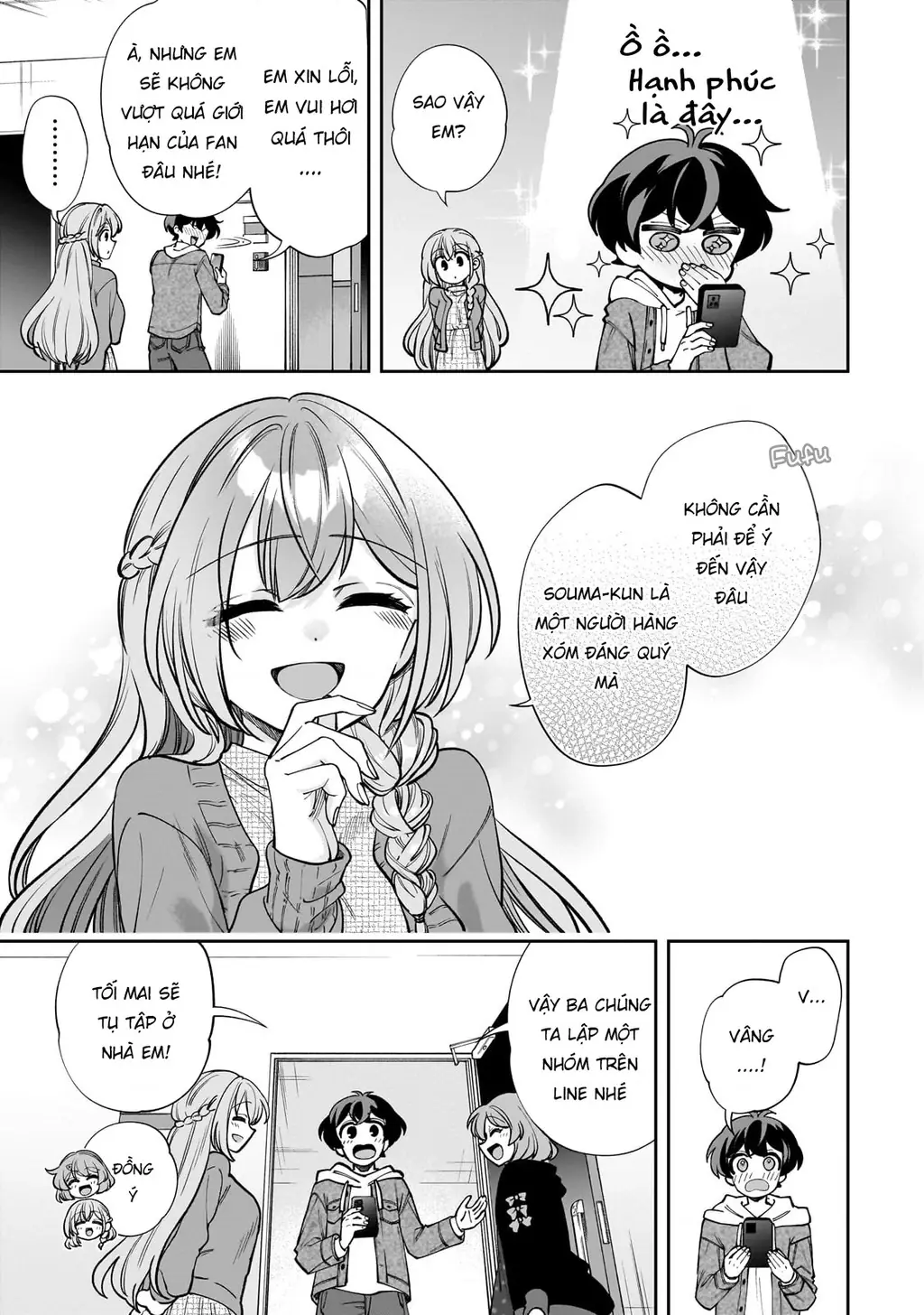 Net no "Oshi" to Real no "Oshi" ga Tonari ni Hikkoshite Kita Chapter 6 - Trang 23