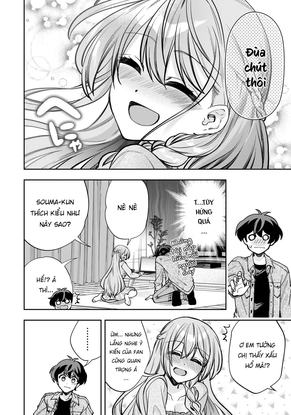 Net no "Oshi" to Real no "Oshi" ga Tonari ni Hikkoshite Kita Chapter 7 - Trang 14
