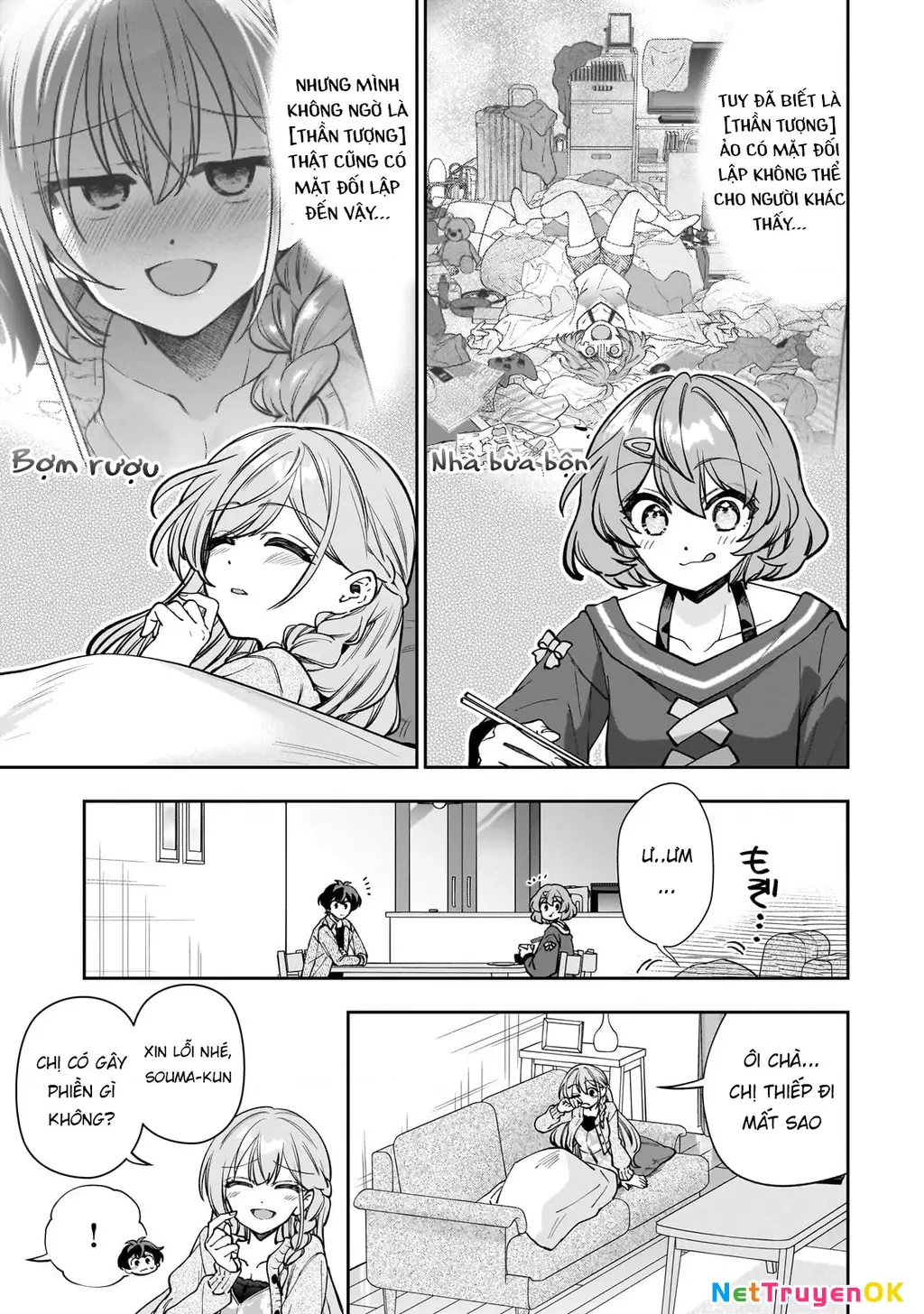 Net no "Oshi" to Real no "Oshi" ga Tonari ni Hikkoshite Kita Chapter 7 - Trang 21