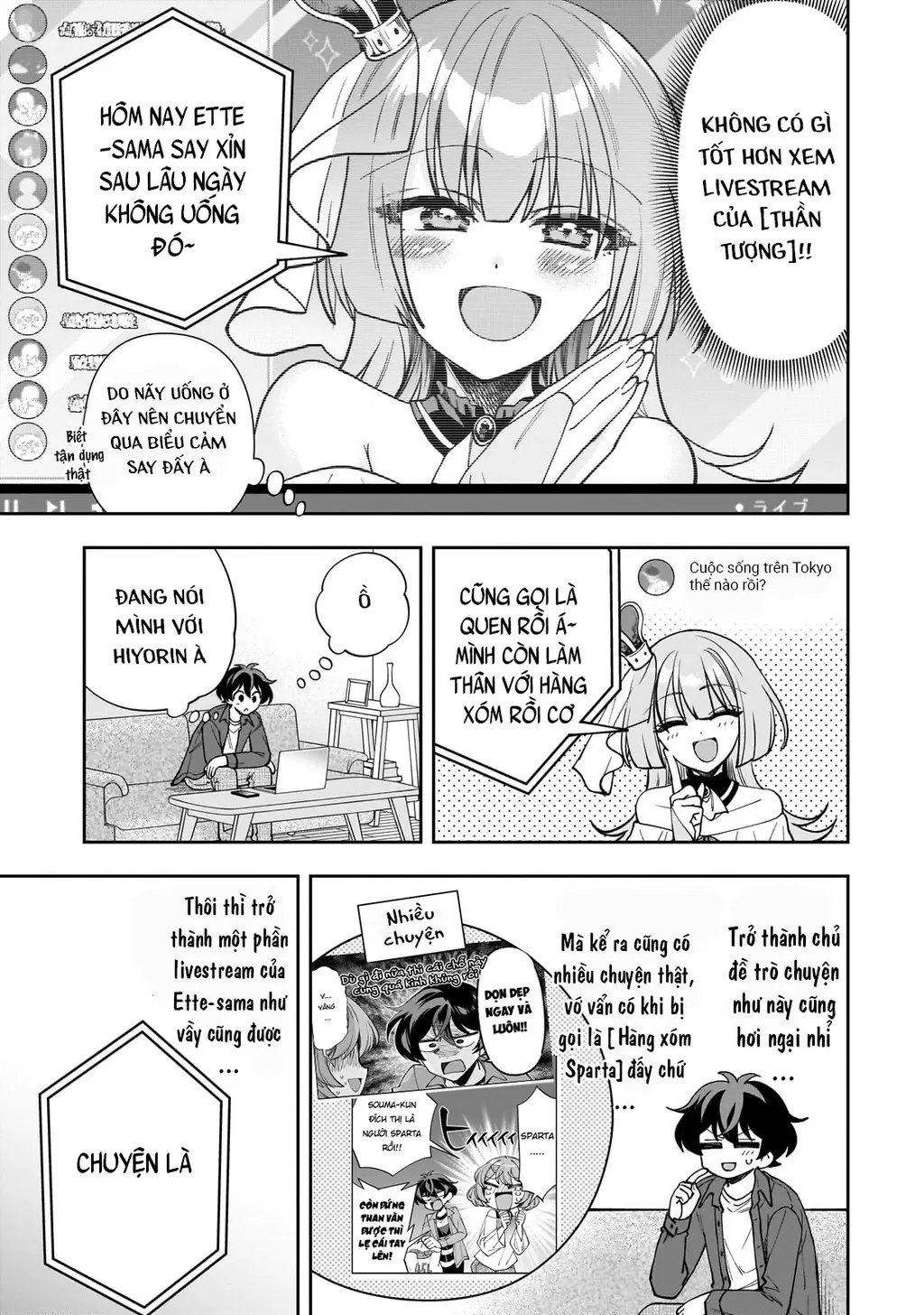 Net no "Oshi" to Real no "Oshi" ga Tonari ni Hikkoshite Kita Chapter 9 - Trang 19