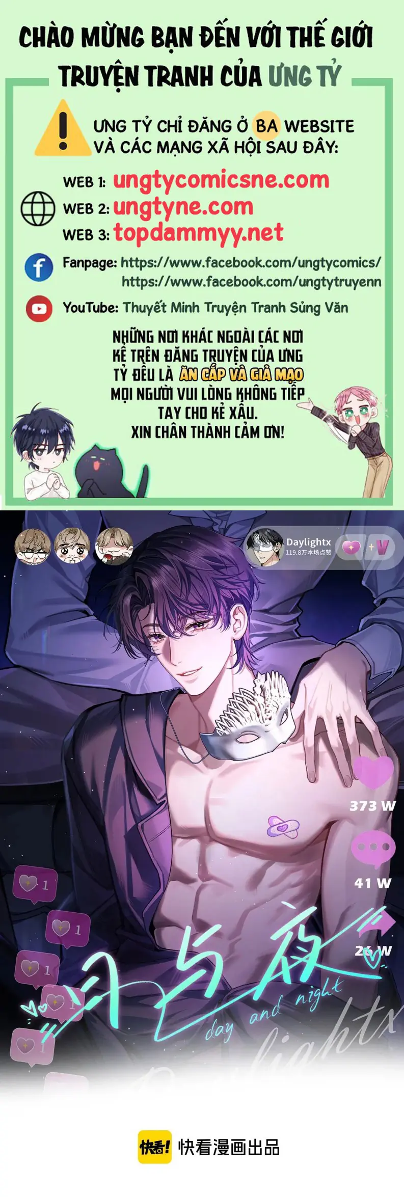Ngày Và Đêm Chapter 3 - Trang 2