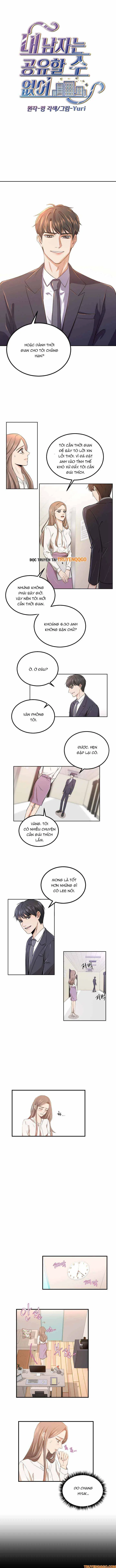 Người Đàn Ông Của Tôi Không Thể Chia Sẻ Chapter 2 - Trang 3