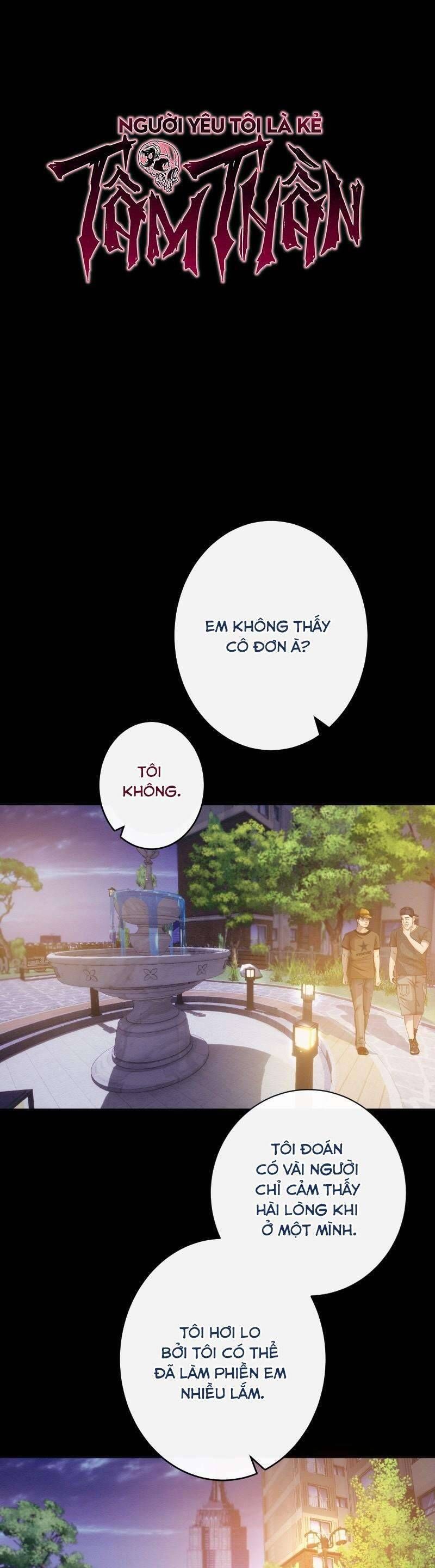Người Yêu Tôi Là Kẻ Tâm Thần Chapter 8 - Trang 8