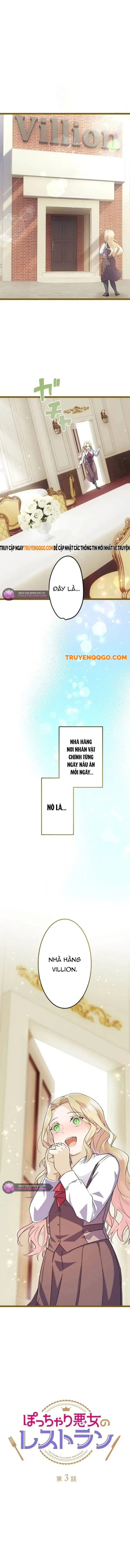Nhà Hàng Của Nữ Phản Diện Mũm Mĩm Chapter 2 - Trang 2