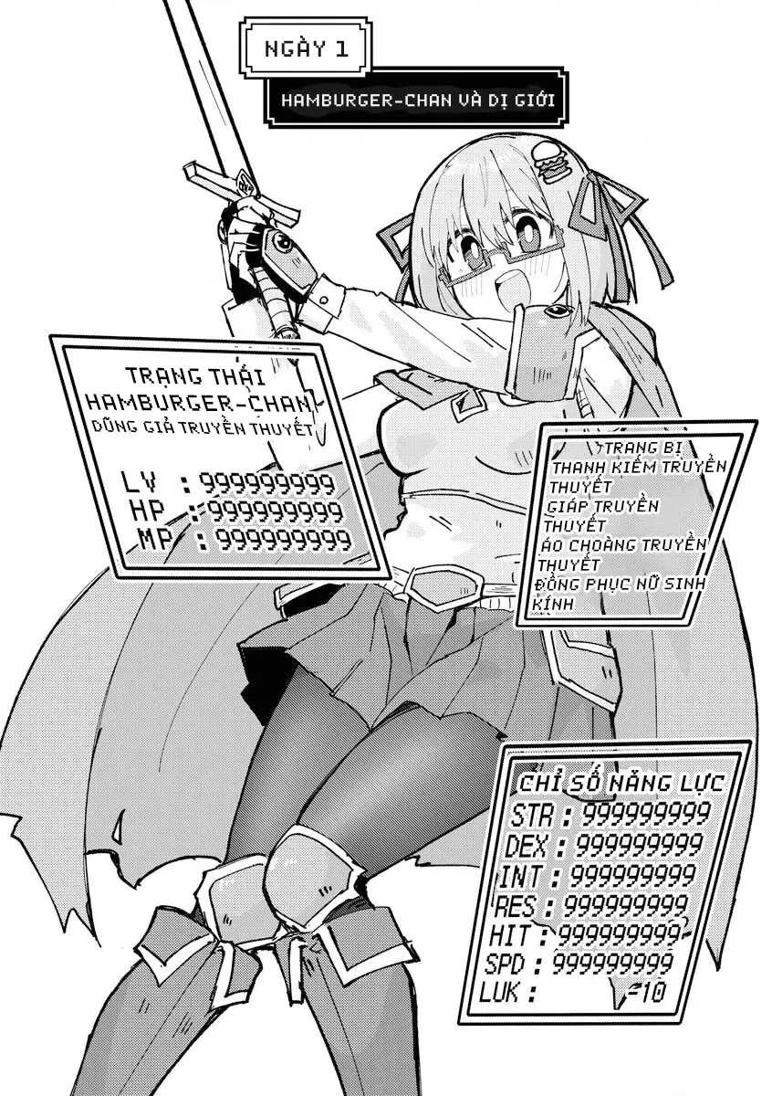 Nhật ký tranh chuyển sinh sang dị giới của Hamburger-chan Chapter 1 - Trang 8