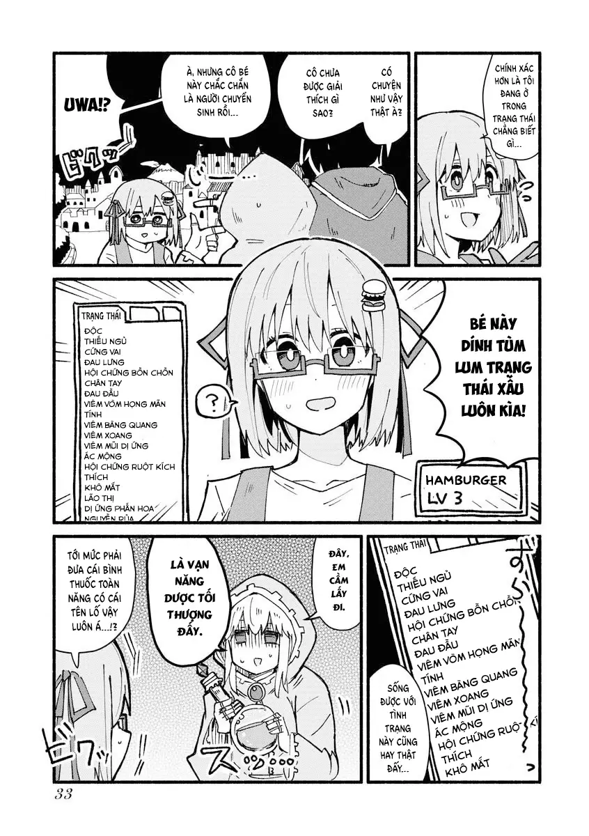 Nhật ký tranh chuyển sinh sang dị giới của Hamburger-chan Chapter 3 - Trang 10