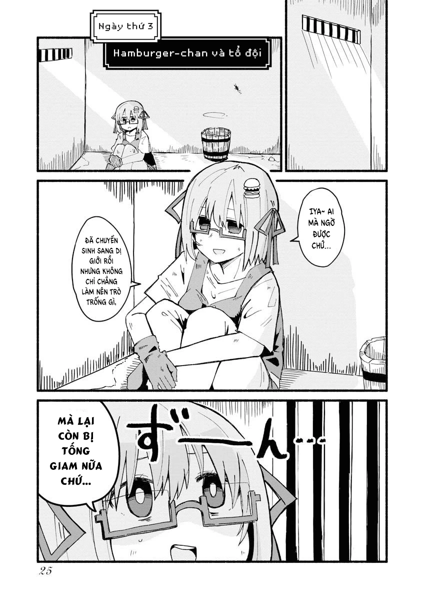 Nhật ký tranh chuyển sinh sang dị giới của Hamburger-chan Chapter 3 - Trang 2