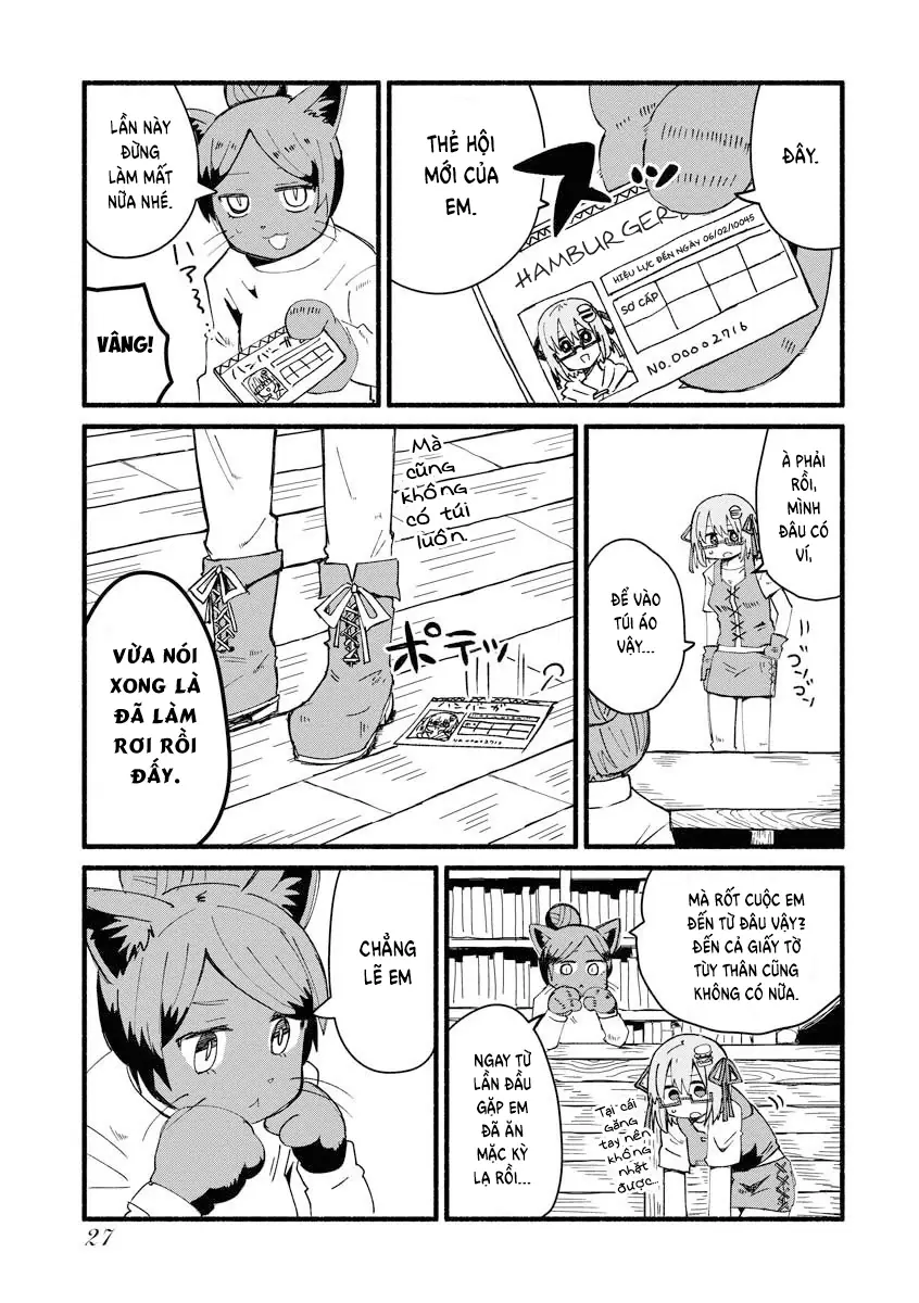 Nhật ký tranh chuyển sinh sang dị giới của Hamburger-chan Chapter 3 - Trang 4