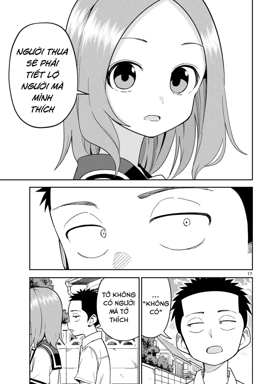Nhất Quỷ Nhì Ma, Thứ Ba Takagi (?) Chapter 10 - Trang 17