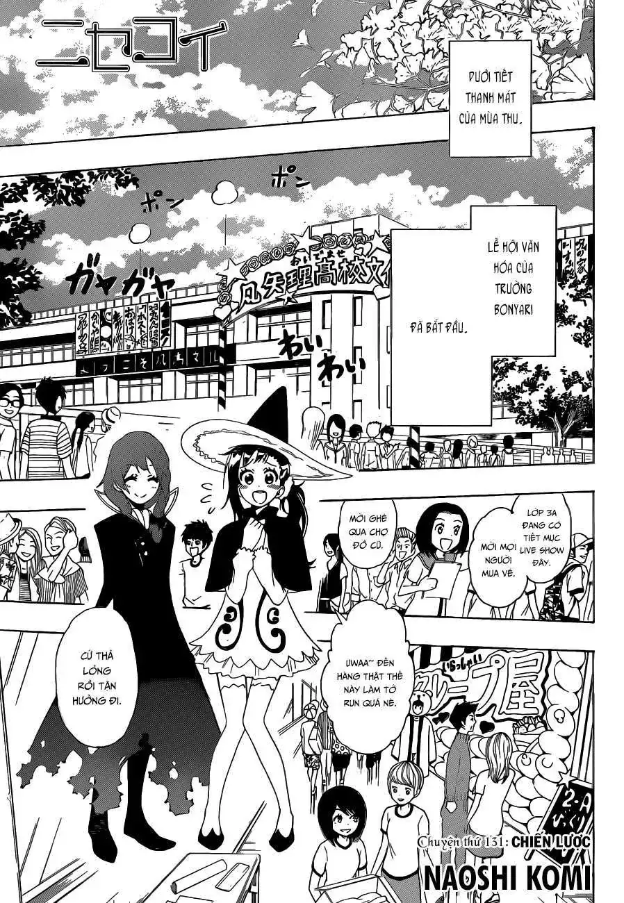 Nisekoi Chapter 131 - Trang 3