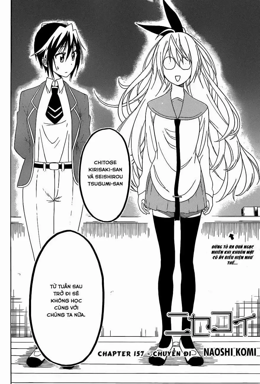 Nisekoi Chapter 157 - Trang 4