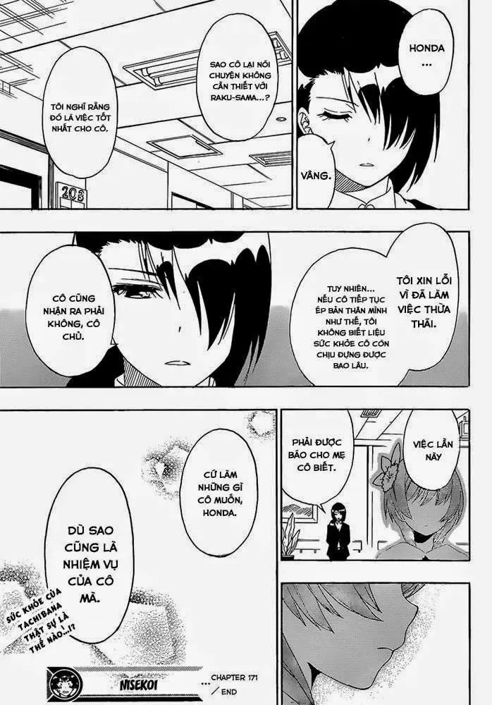 Nisekoi Chapter 171 - Trang 21
