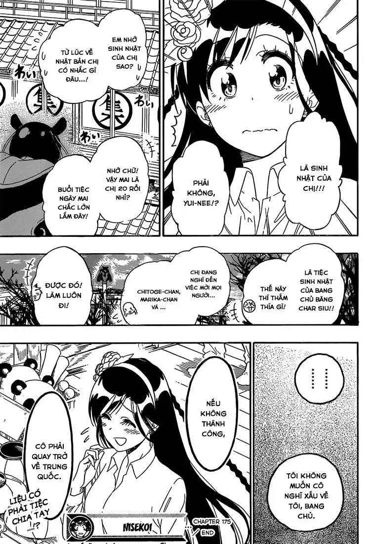 Nisekoi Chapter 175 - Trang 22