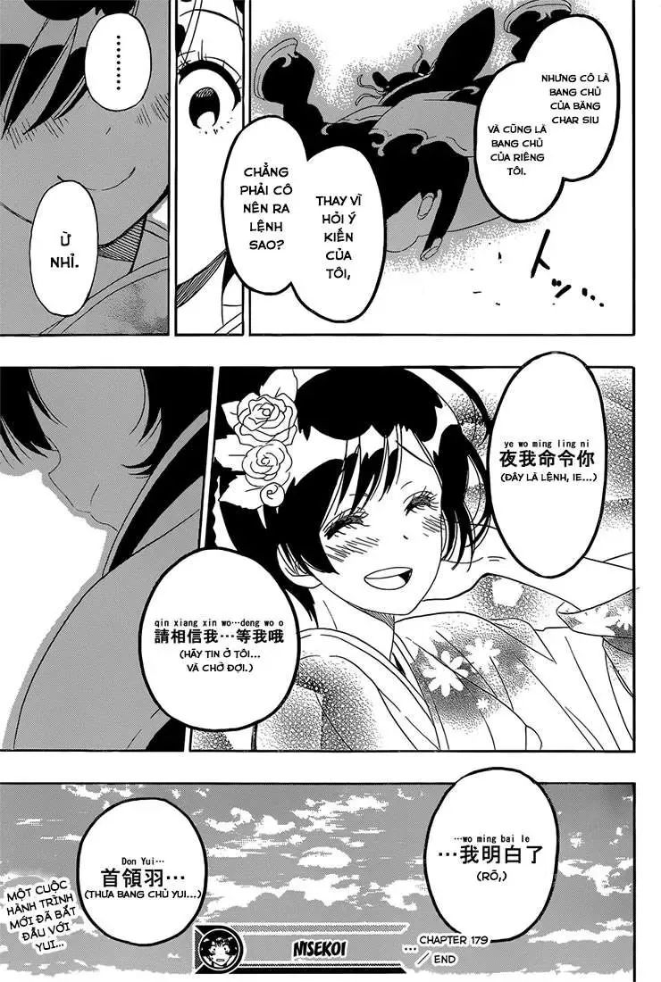 Nisekoi Chapter 179 - Trang 21