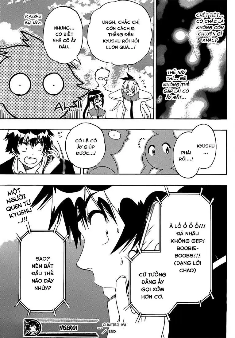 Nisekoi Chapter 181 - Trang 19