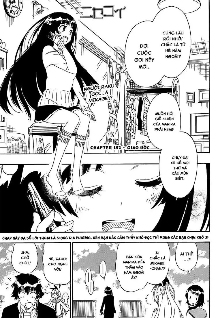 Nisekoi Chapter 182 - Trang 3