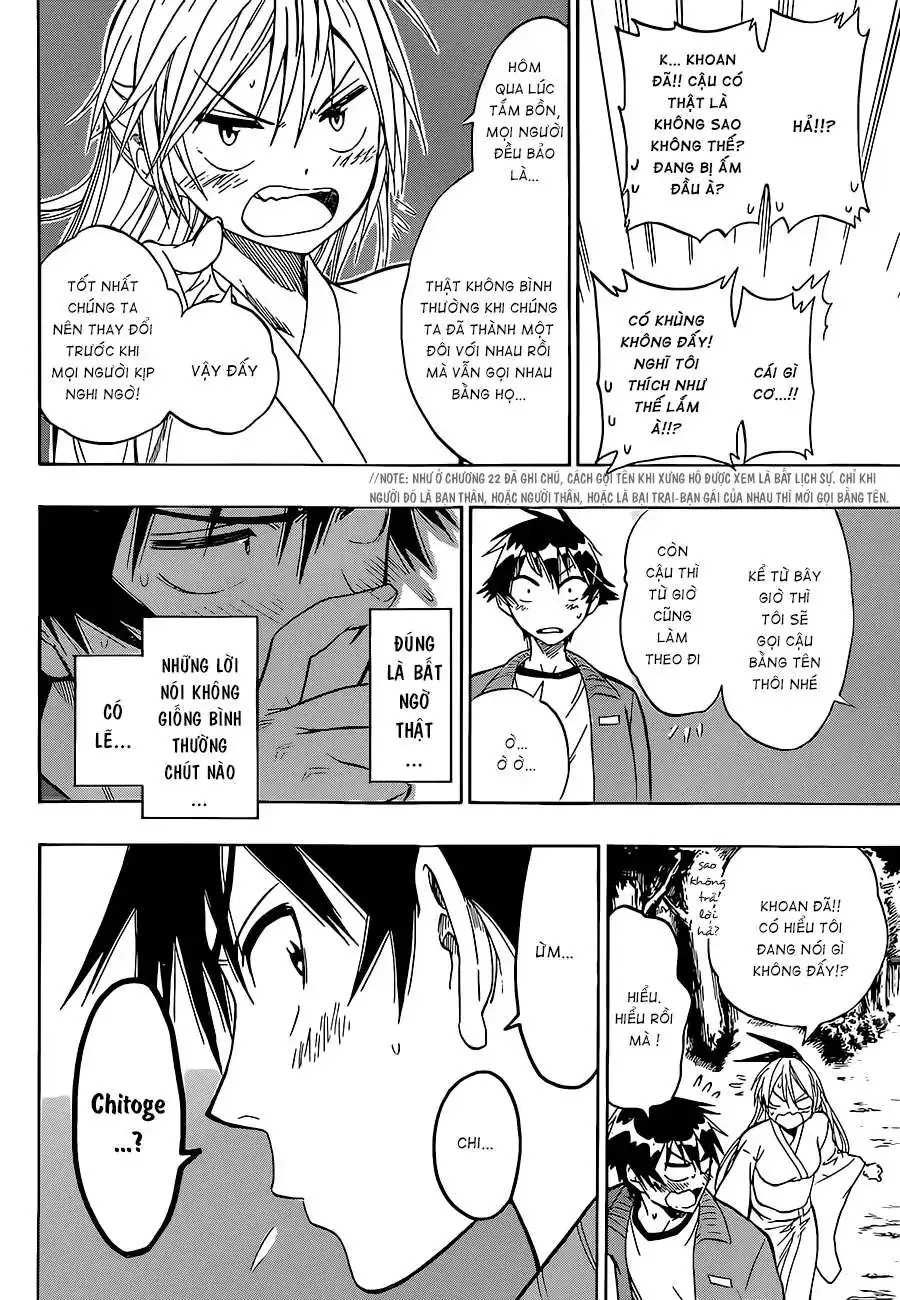 Nisekoi Chapter 25 - Trang 17