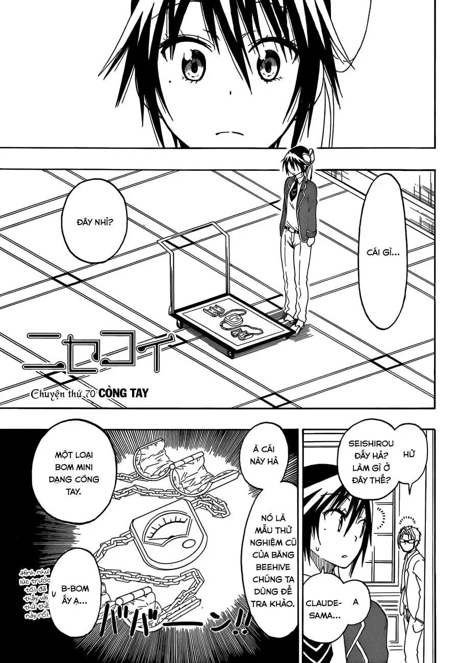 Nisekoi Chapter 70 - Trang 3