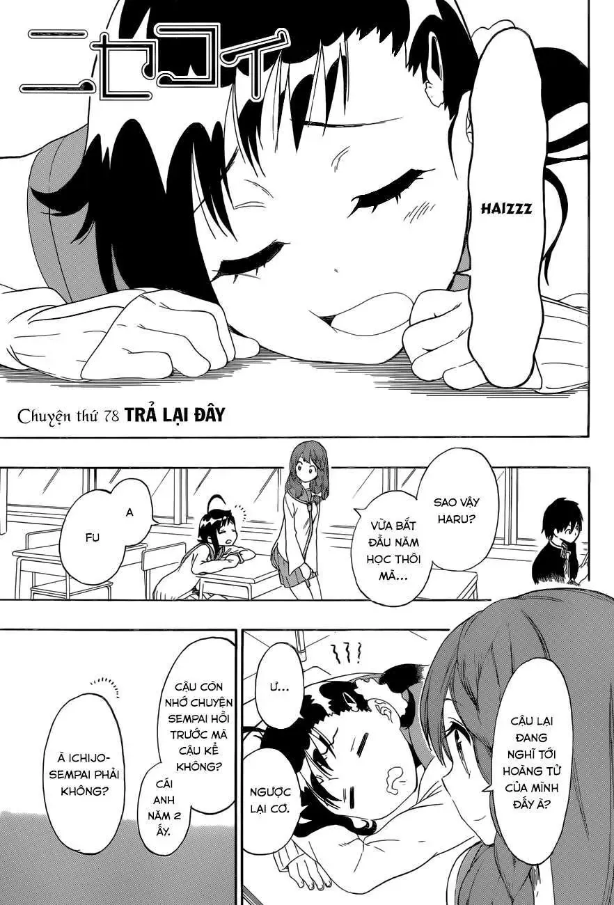Nisekoi Chapter 78 - Trang 3