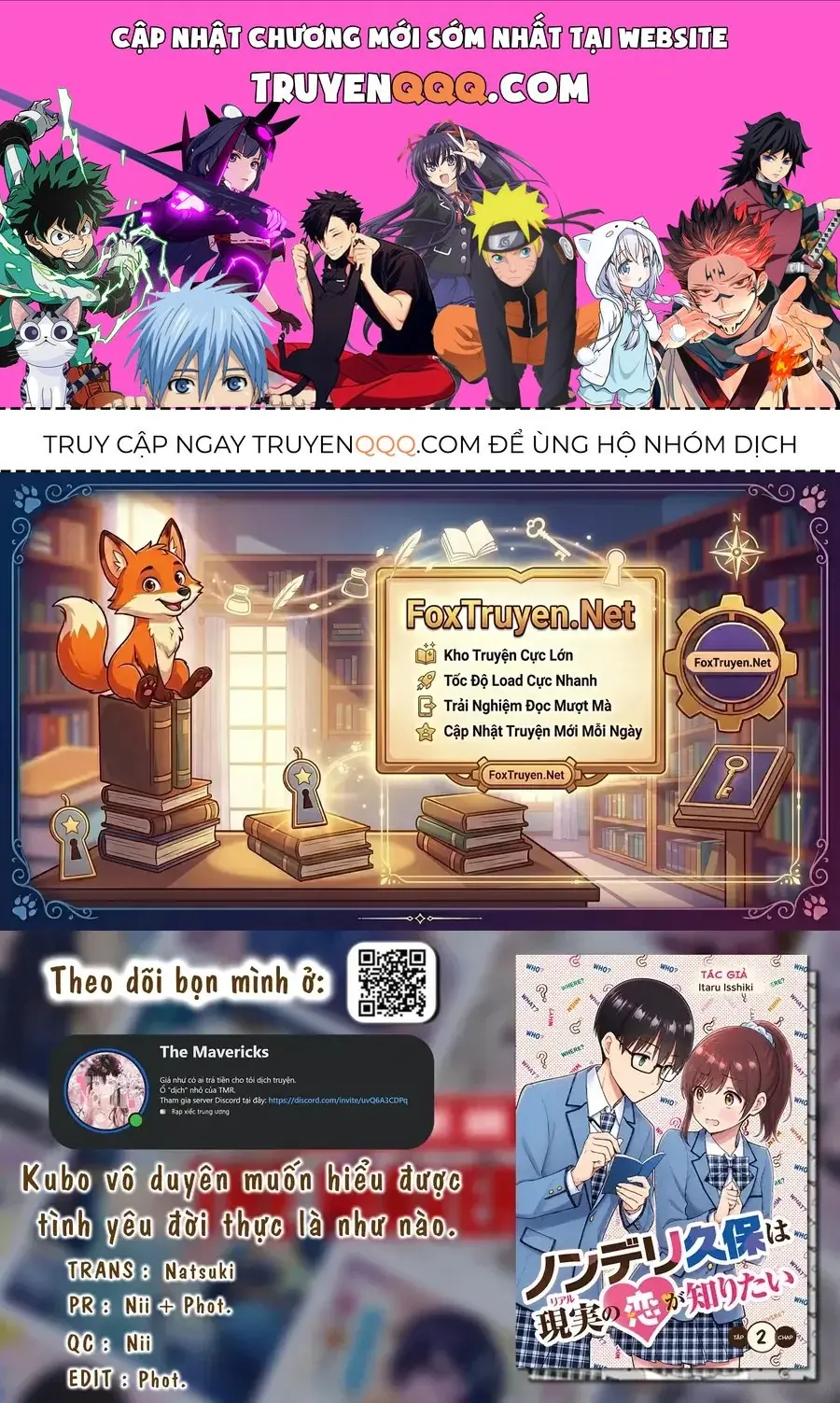 Nonderi Kubo Wa Genjitsu No Koi Ga Shiritai Chapter 2 - Trang 2