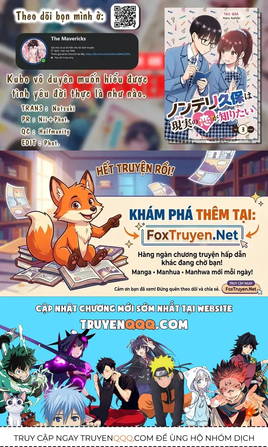 Nonderi Kubo Wa Genjitsu No Koi Ga Shiritai Chapter 3 - Trang 18