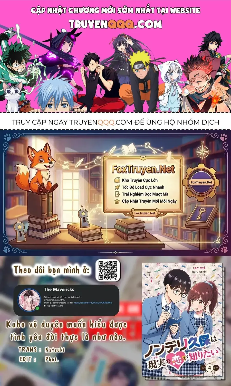 Nonderi Kubo Wa Genjitsu No Koi Ga Shiritai Chapter 4 - Trang 2