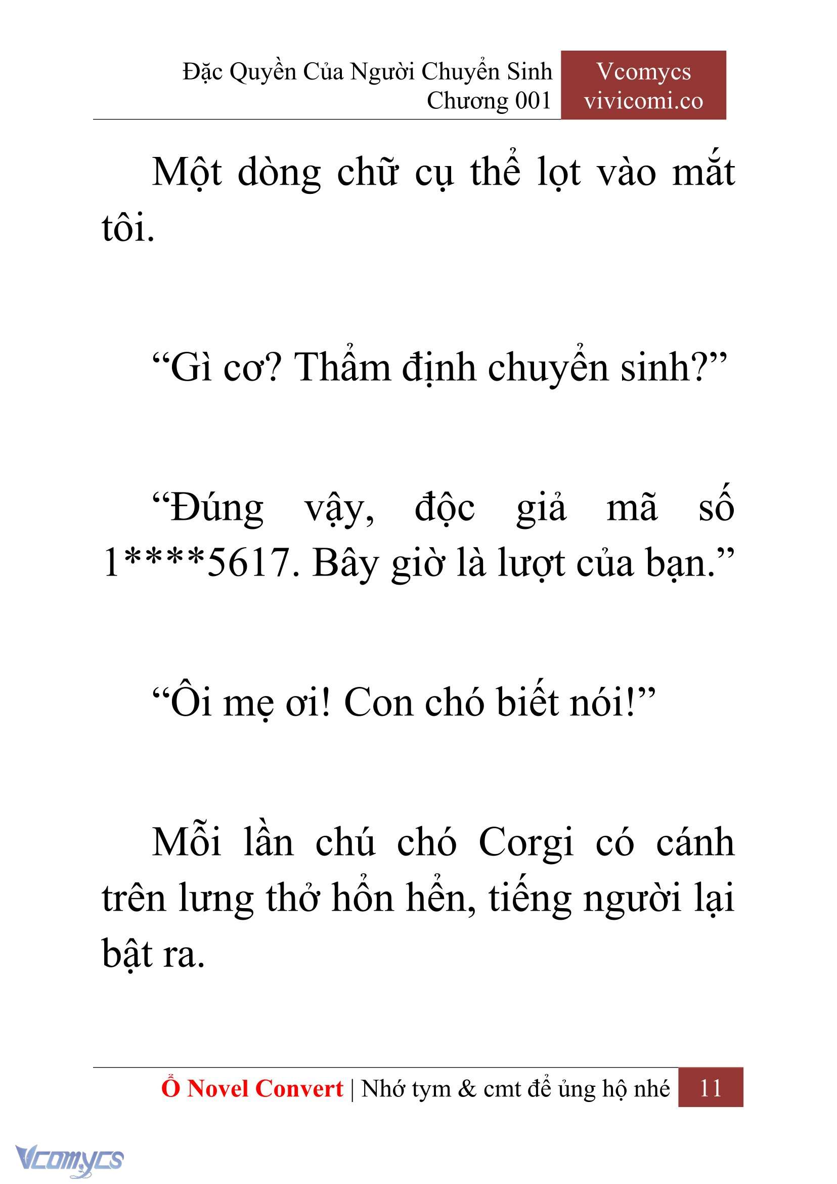 [Novel] Đặc Quyền Của Người Chuyển Sinh Chapter 1 - Trang 14