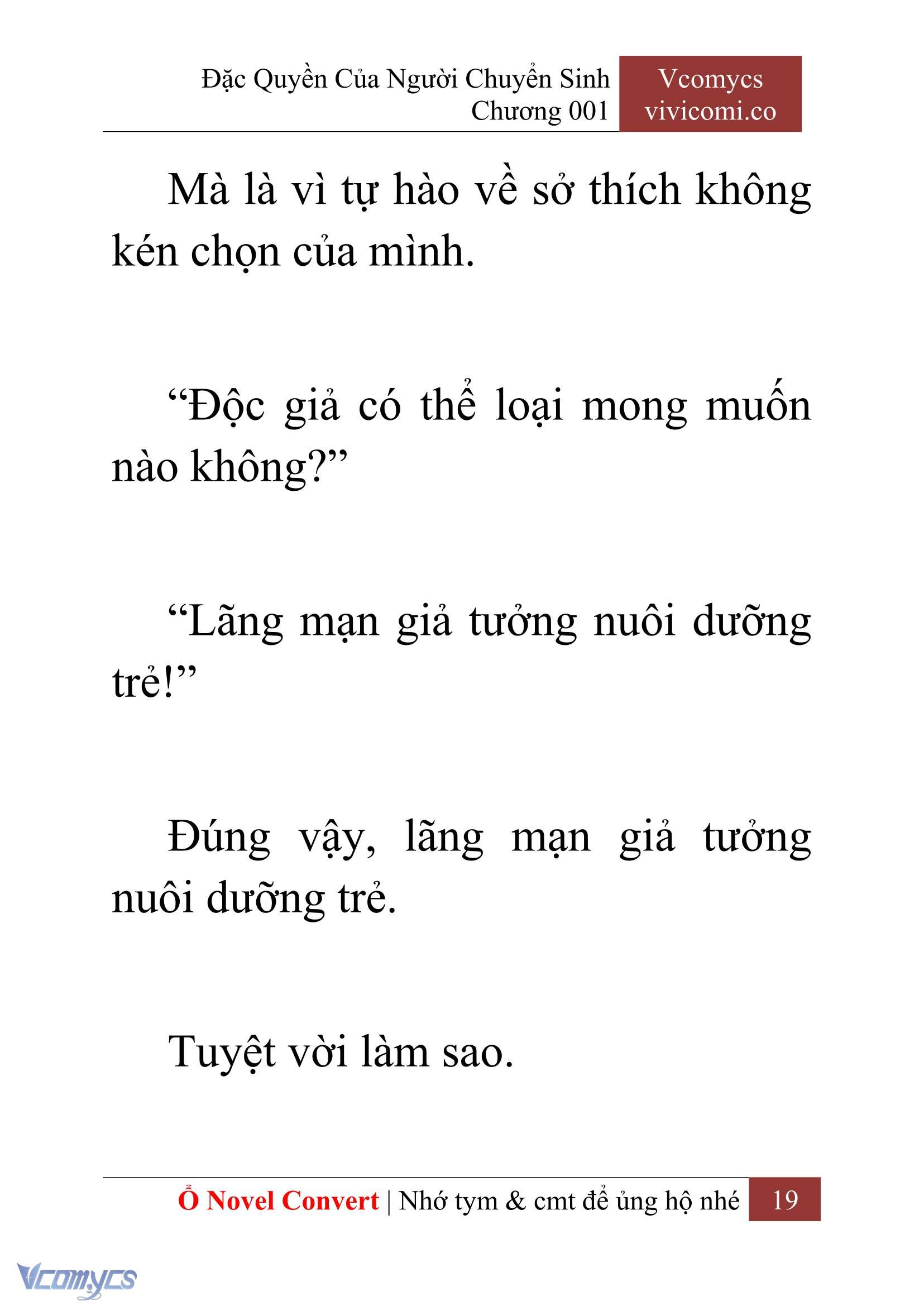 [Novel] Đặc Quyền Của Người Chuyển Sinh Chapter 1 - Trang 22
