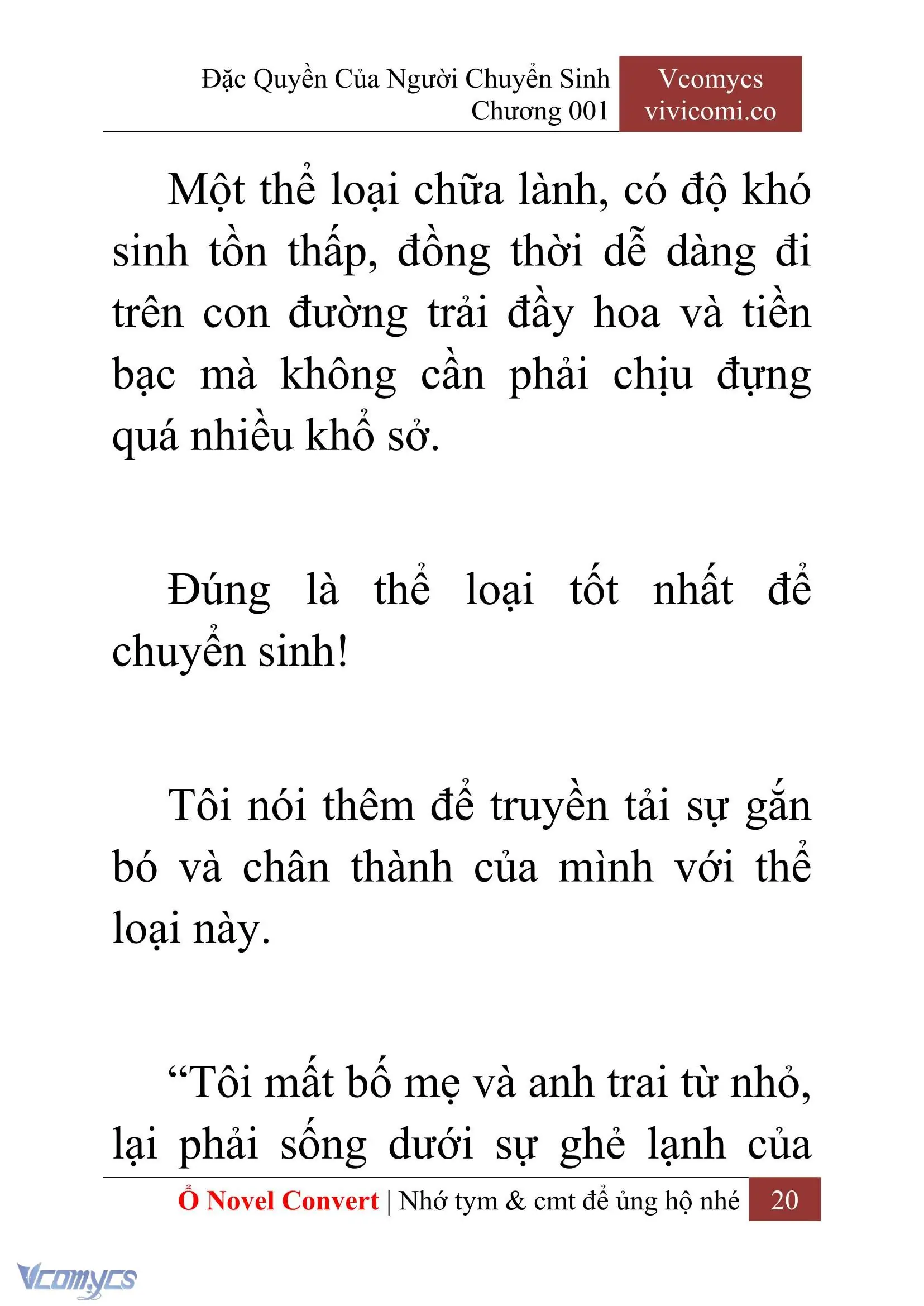 [Novel] Đặc Quyền Của Người Chuyển Sinh Chapter 1 - Trang 23