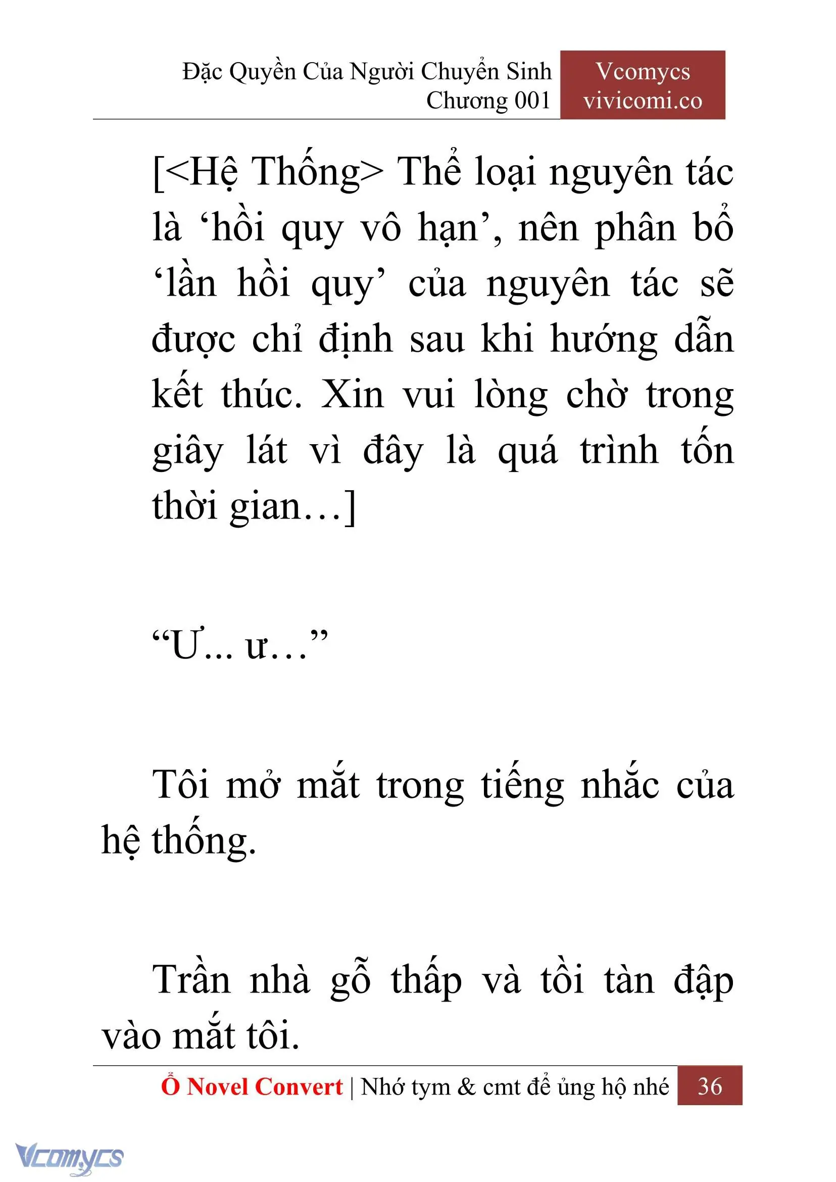 [Novel] Đặc Quyền Của Người Chuyển Sinh Chapter 1 - Trang 39