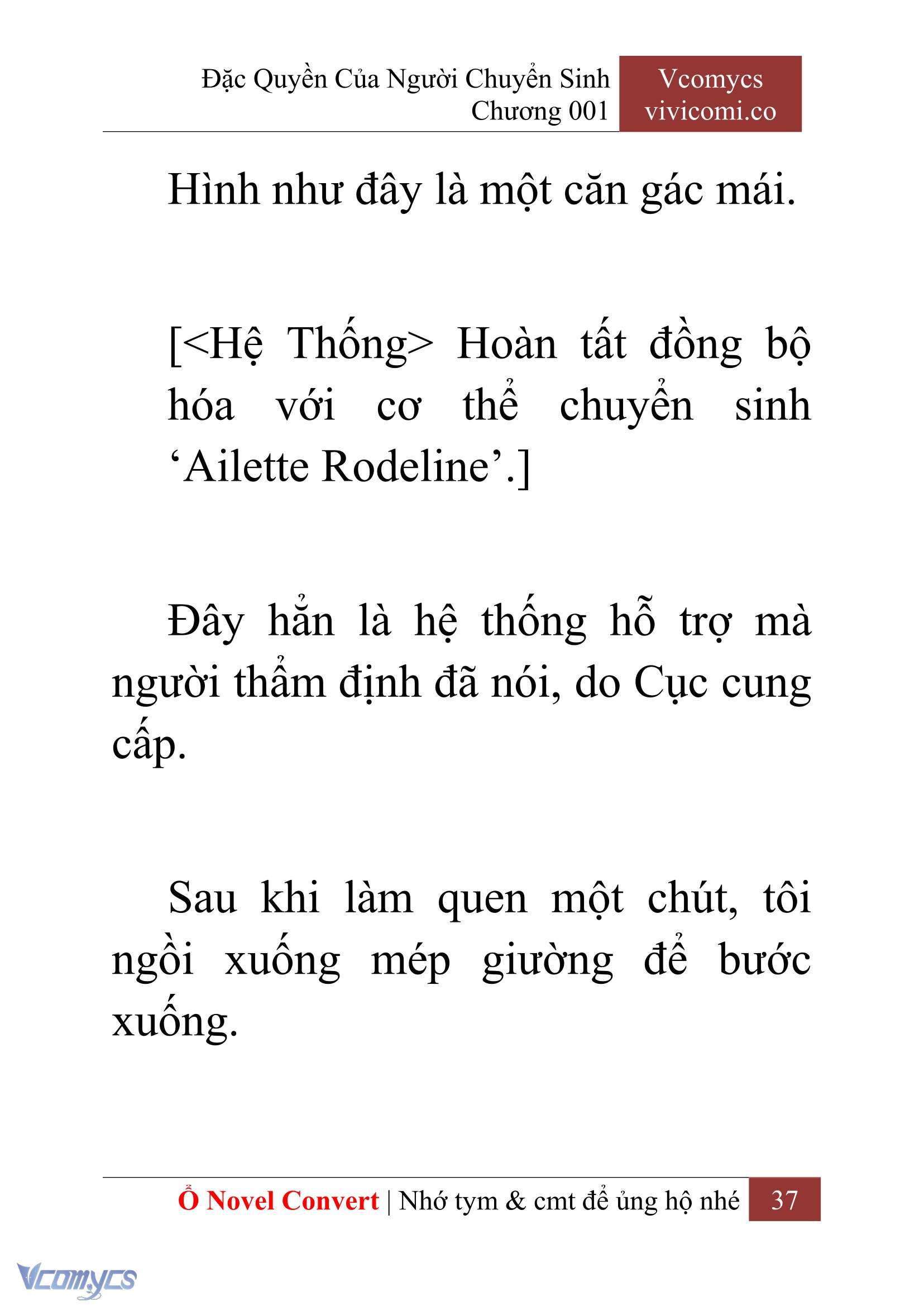 [Novel] Đặc Quyền Của Người Chuyển Sinh Chapter 1 - Trang 40
