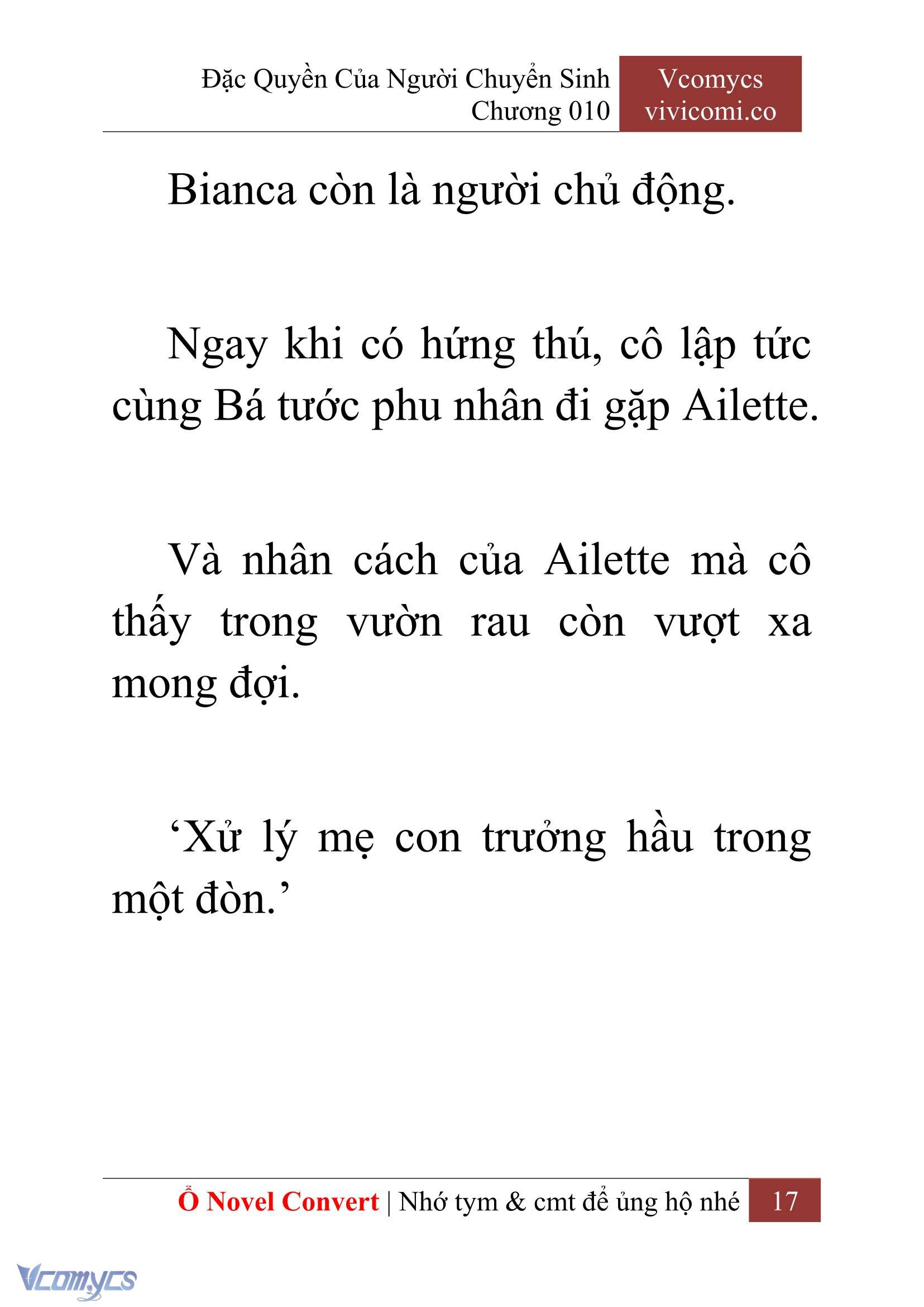 [Novel] Đặc Quyền Của Người Chuyển Sinh Chapter 10 - Trang 20
