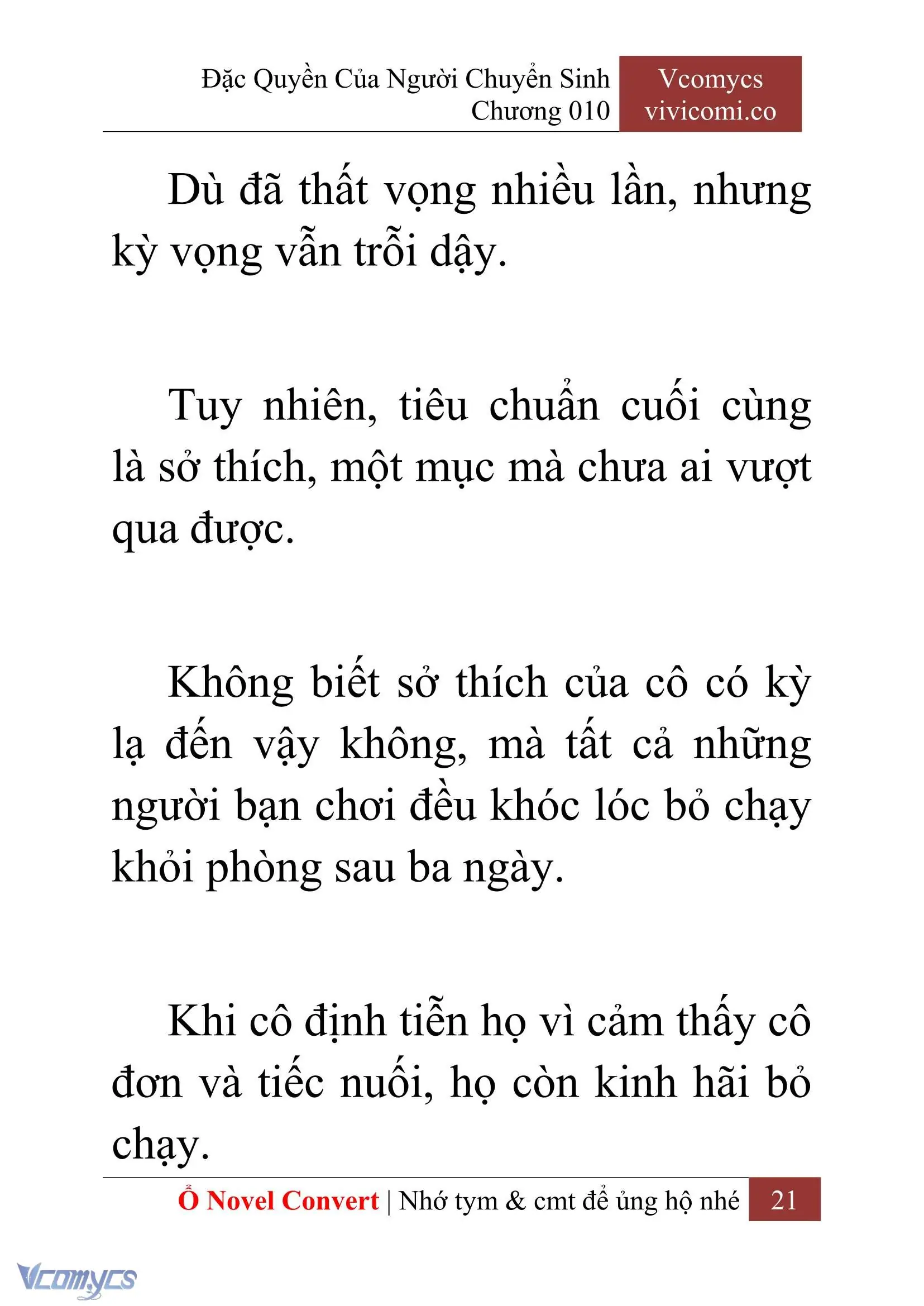 [Novel] Đặc Quyền Của Người Chuyển Sinh Chapter 10 - Trang 24
