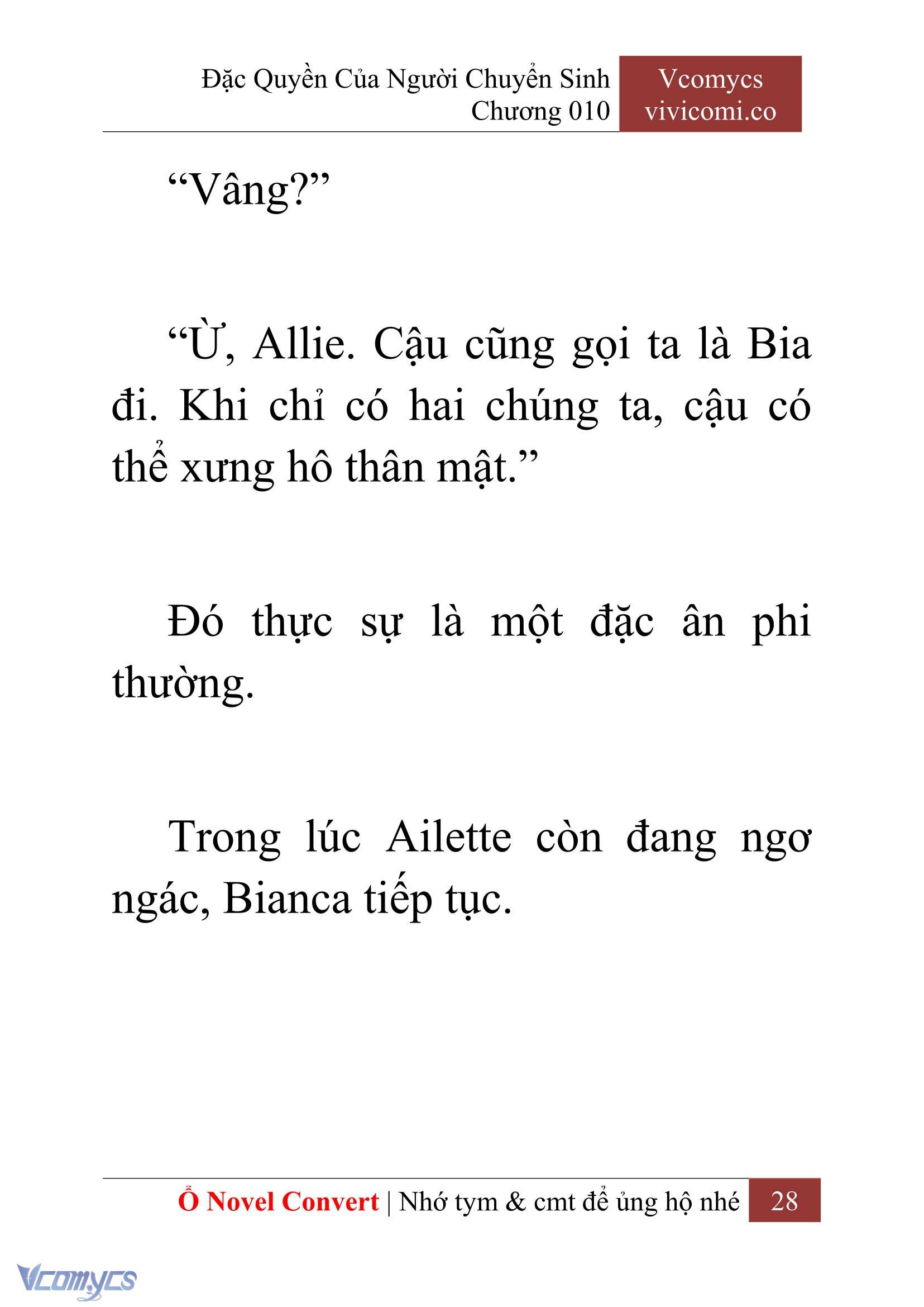 [Novel] Đặc Quyền Của Người Chuyển Sinh Chapter 10 - Trang 31