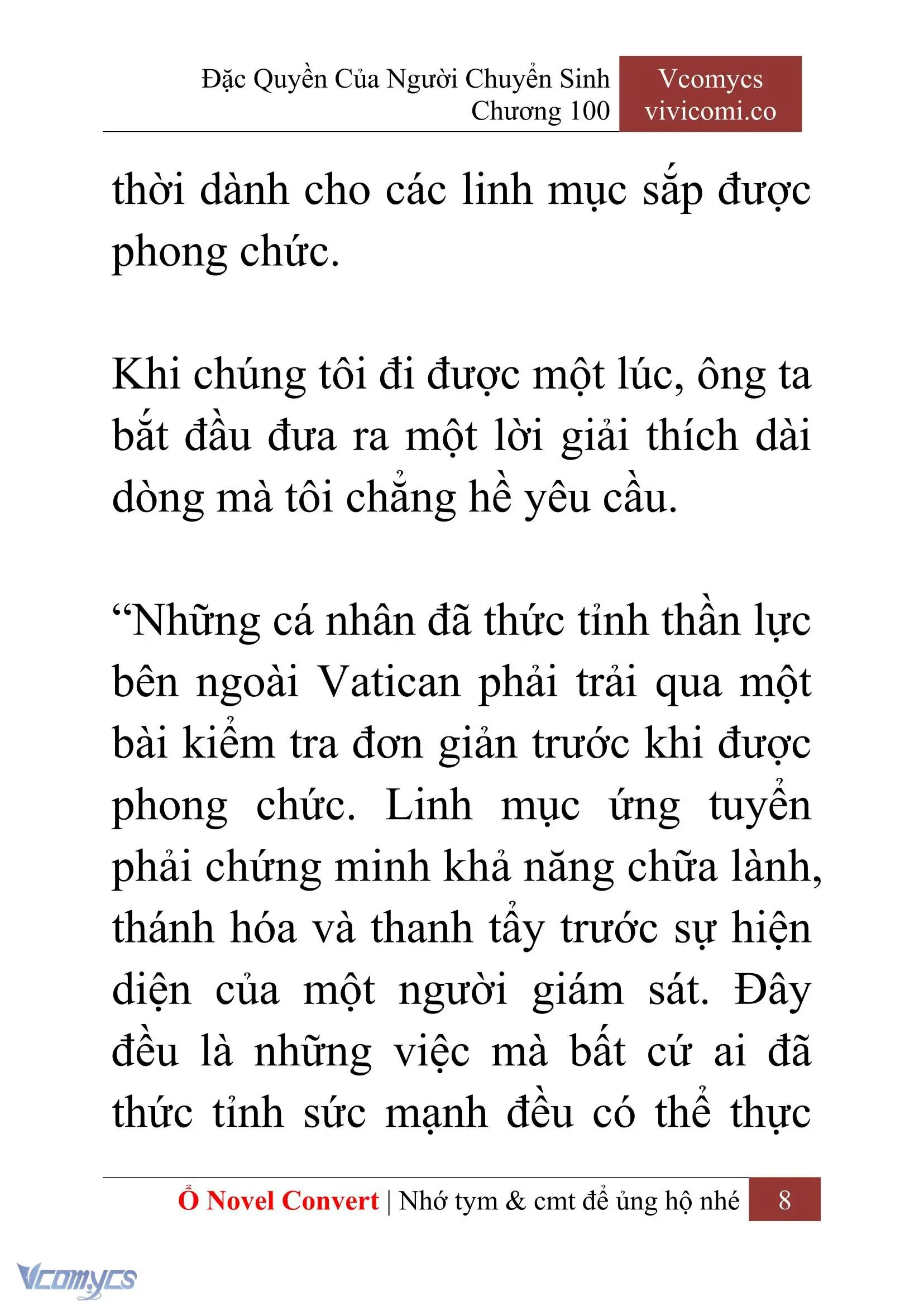 [Novel] Đặc Quyền Của Người Chuyển Sinh Chapter 100 - Trang 11