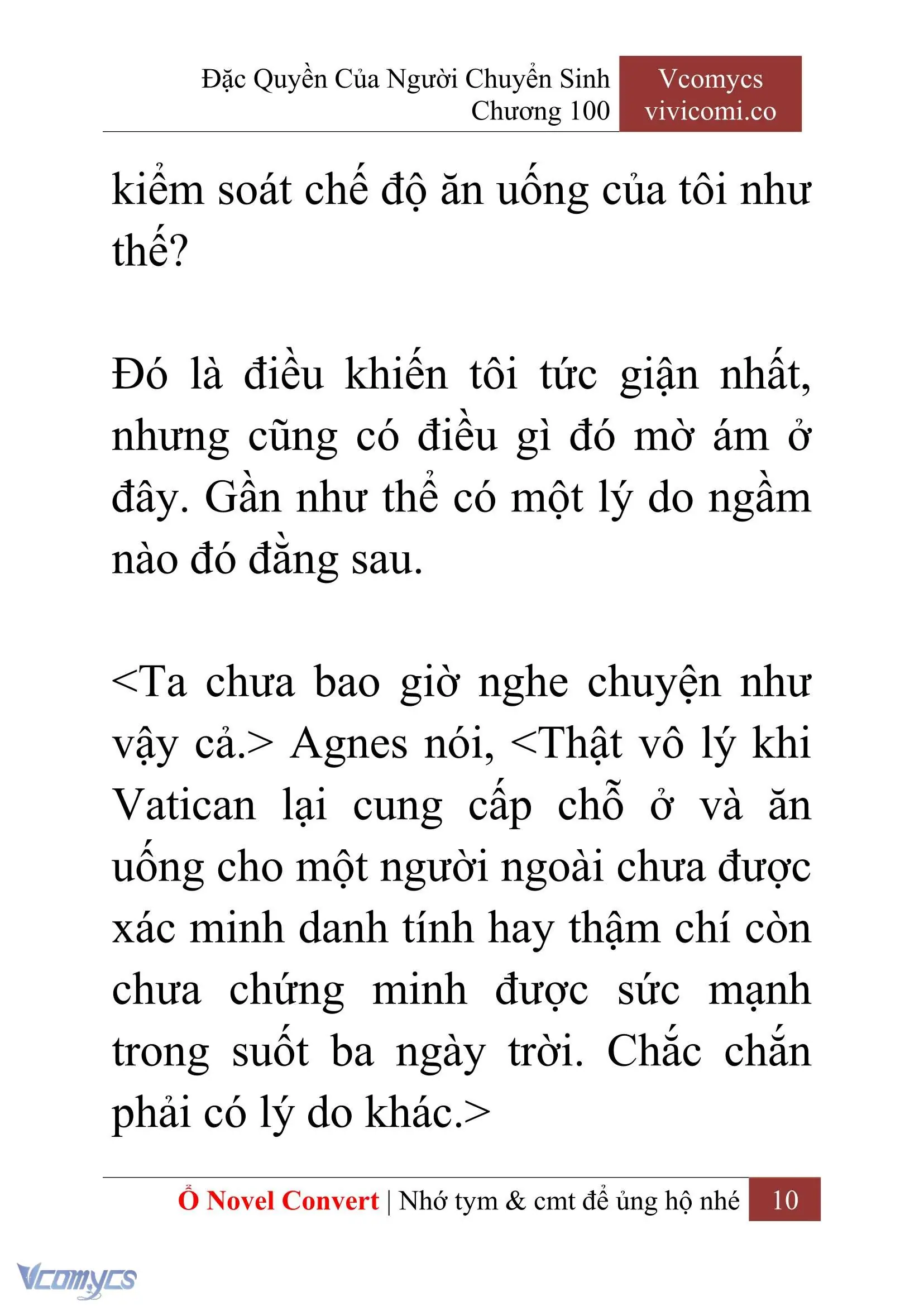 [Novel] Đặc Quyền Của Người Chuyển Sinh Chapter 100 - Trang 13