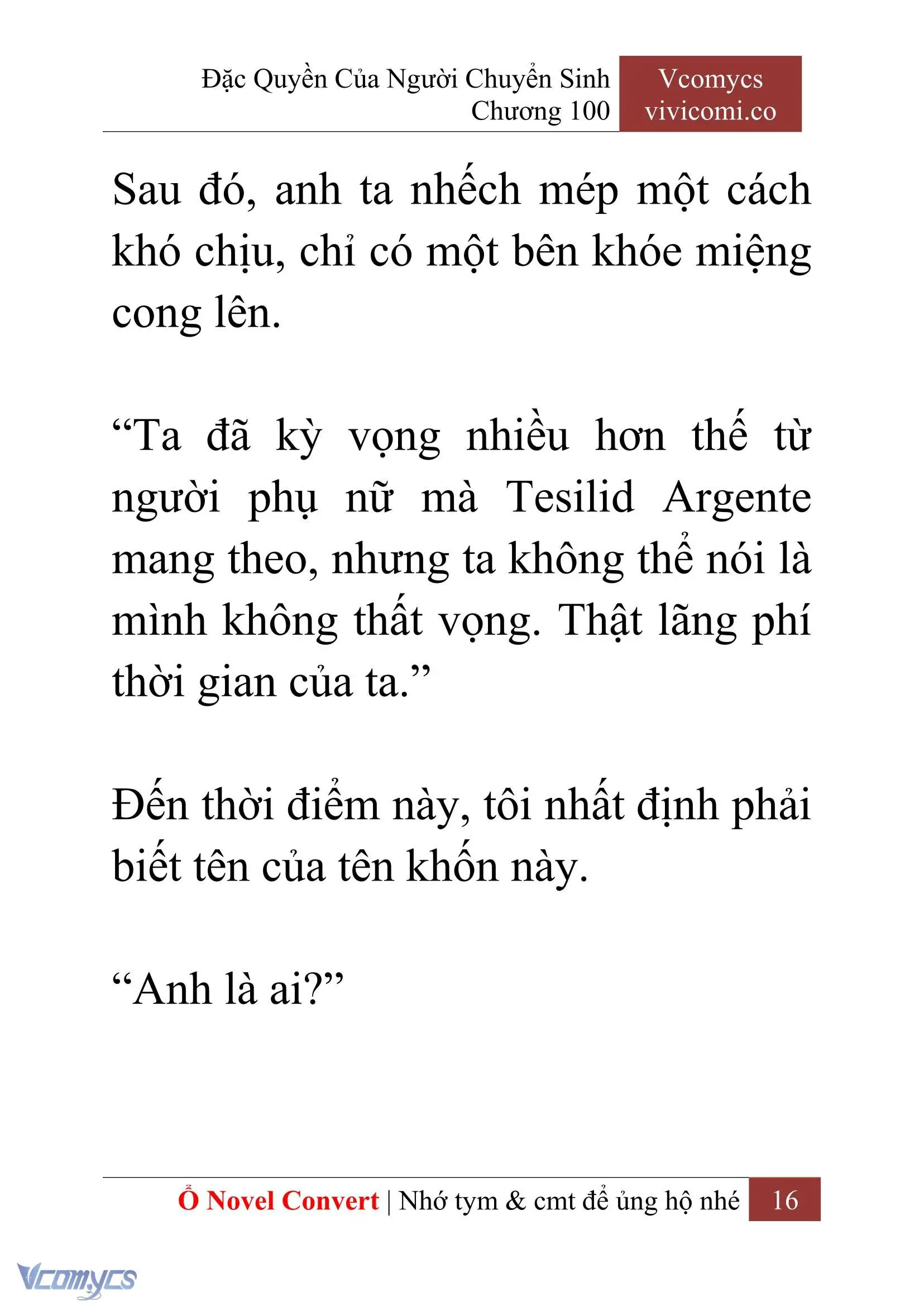 [Novel] Đặc Quyền Của Người Chuyển Sinh Chapter 100 - Trang 19