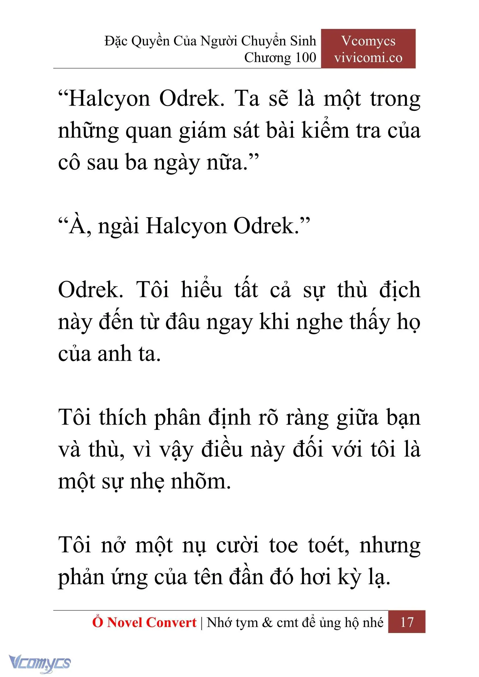 [Novel] Đặc Quyền Của Người Chuyển Sinh Chapter 100 - Trang 20