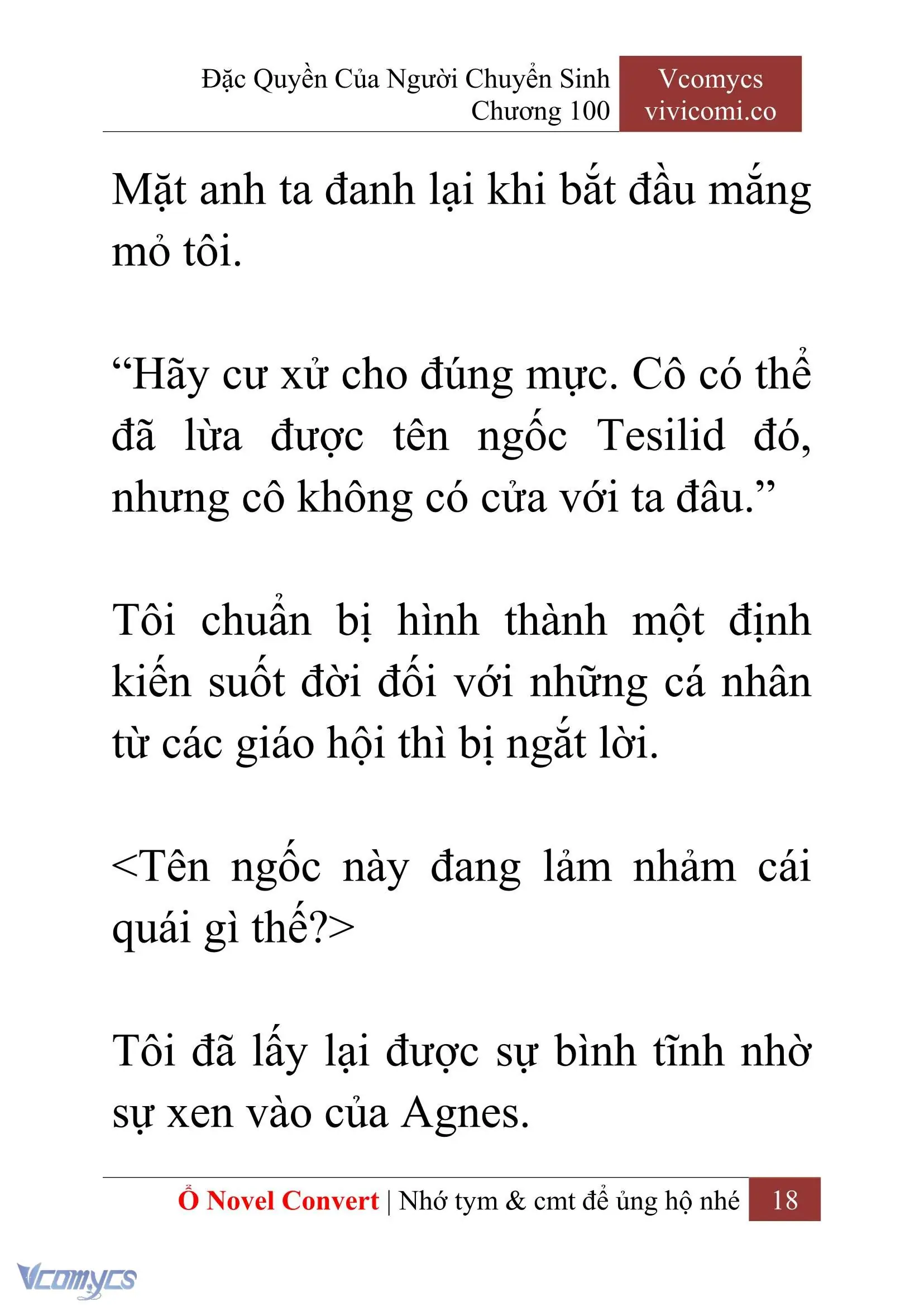 [Novel] Đặc Quyền Của Người Chuyển Sinh Chapter 100 - Trang 21