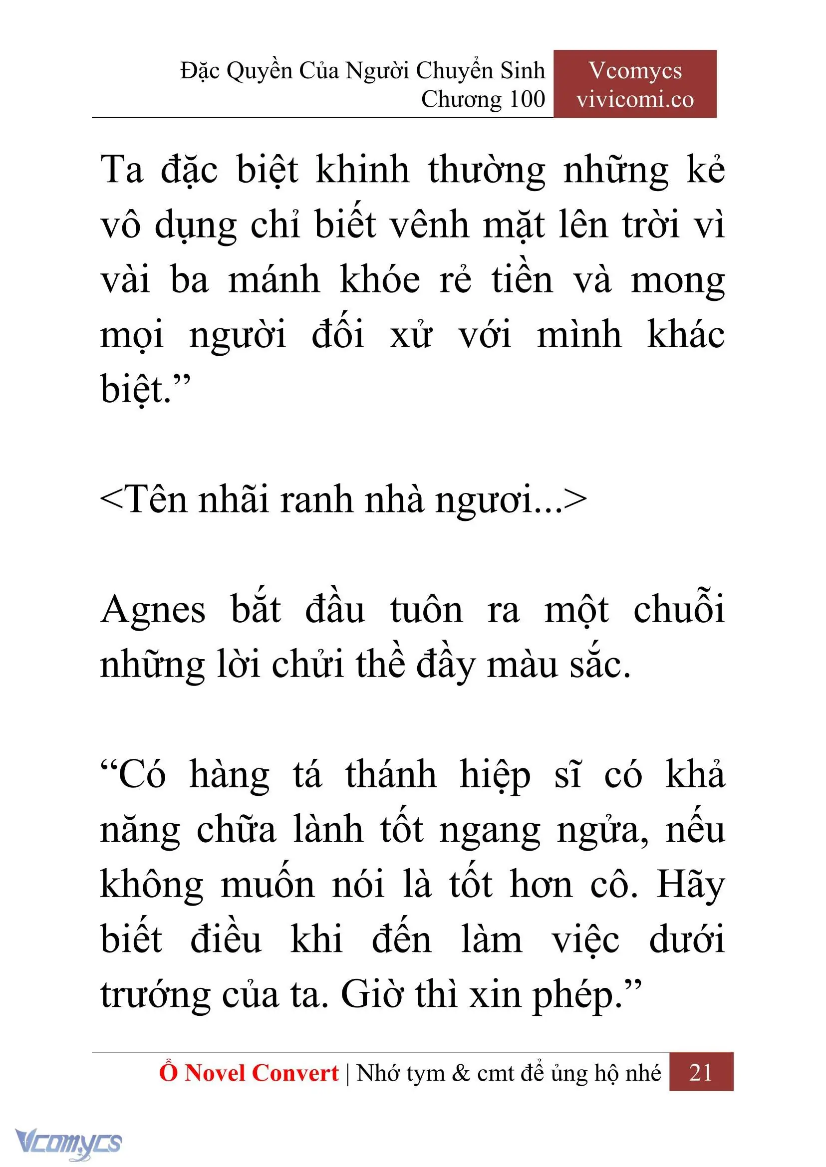 [Novel] Đặc Quyền Của Người Chuyển Sinh Chapter 100 - Trang 24