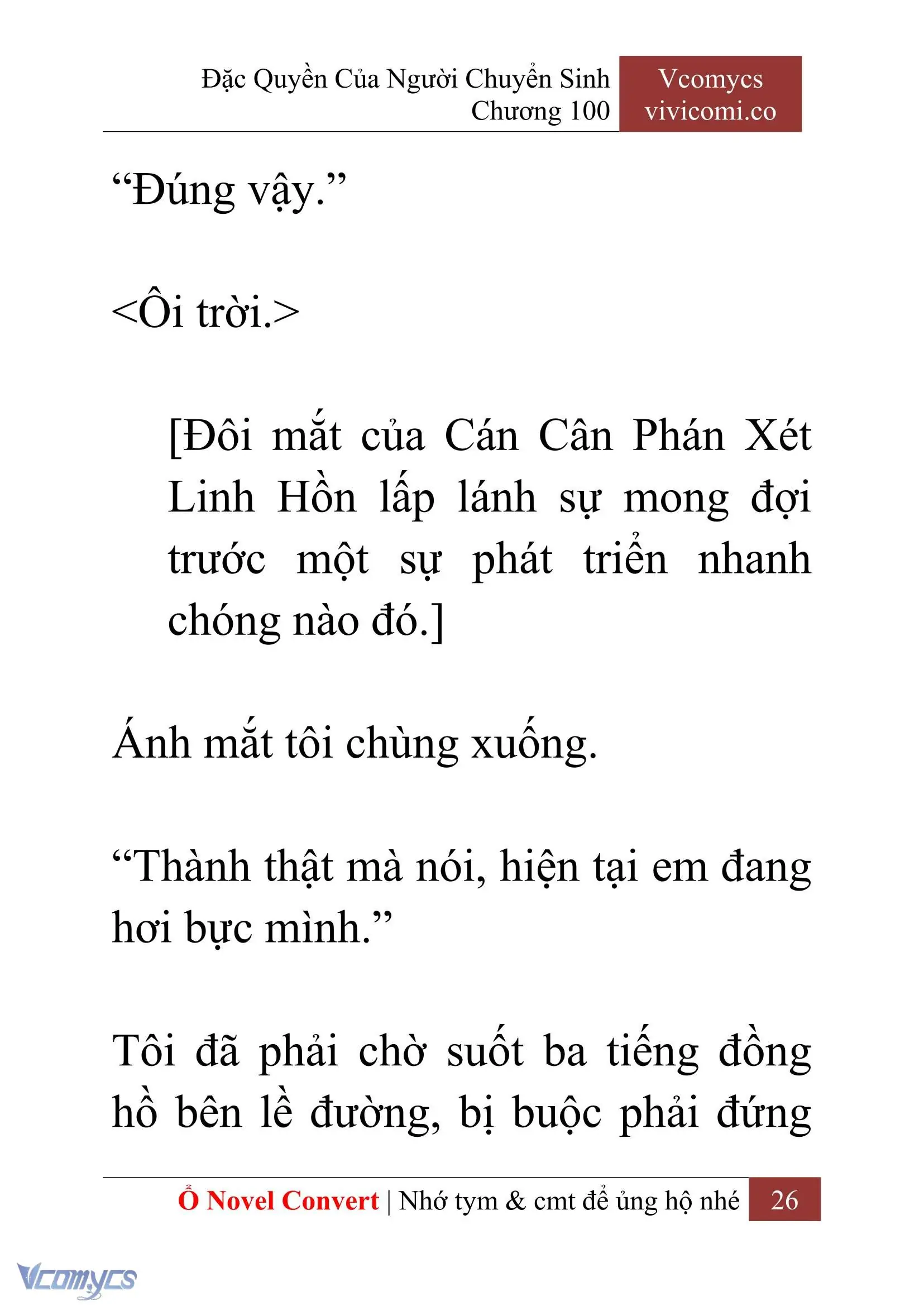 [Novel] Đặc Quyền Của Người Chuyển Sinh Chapter 100 - Trang 29