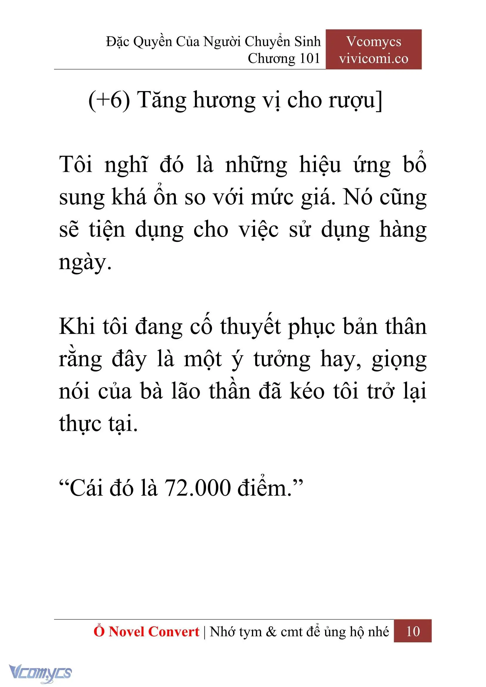 [Novel] Đặc Quyền Của Người Chuyển Sinh Chapter 101 - Trang 13