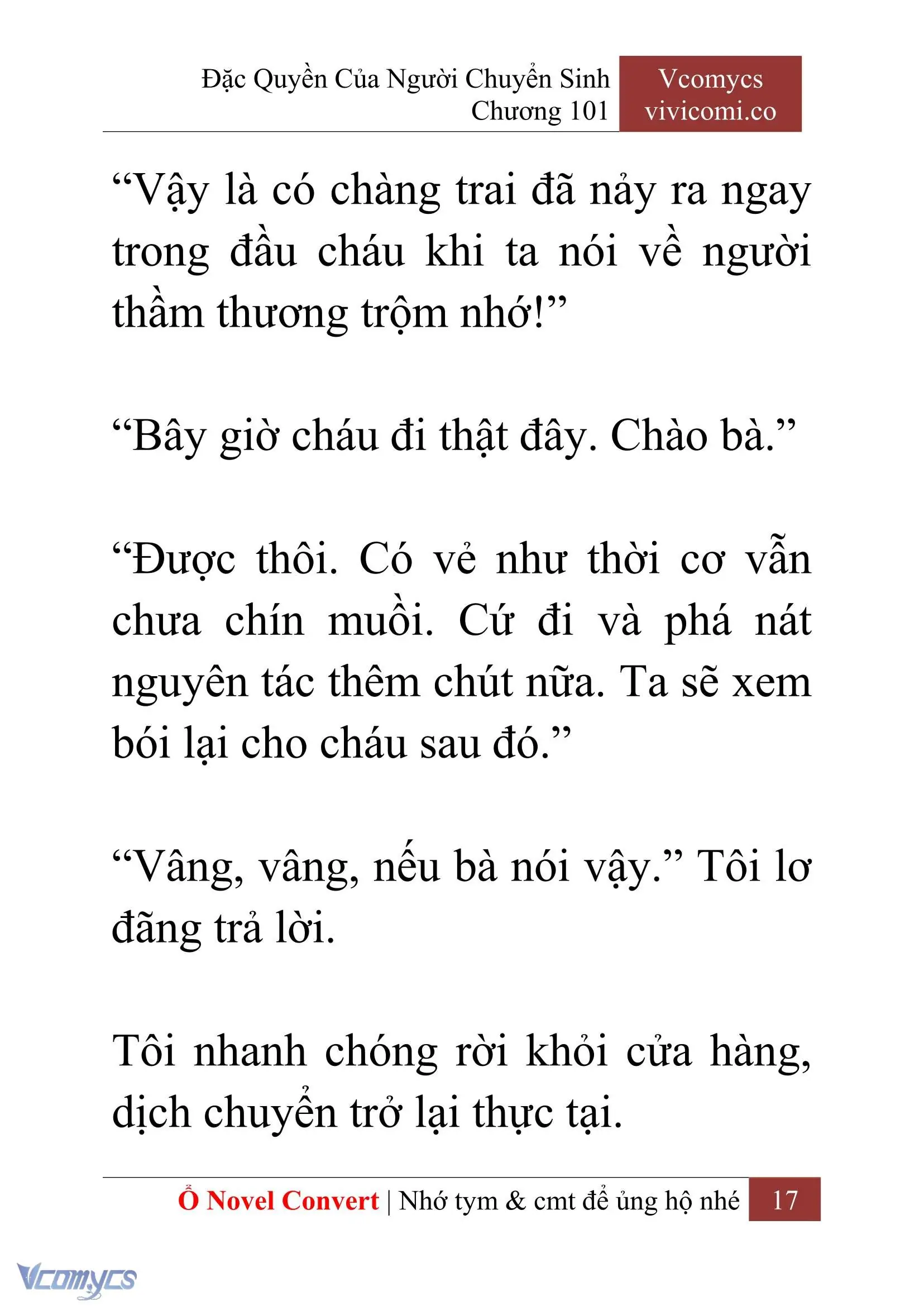 [Novel] Đặc Quyền Của Người Chuyển Sinh Chapter 101 - Trang 20