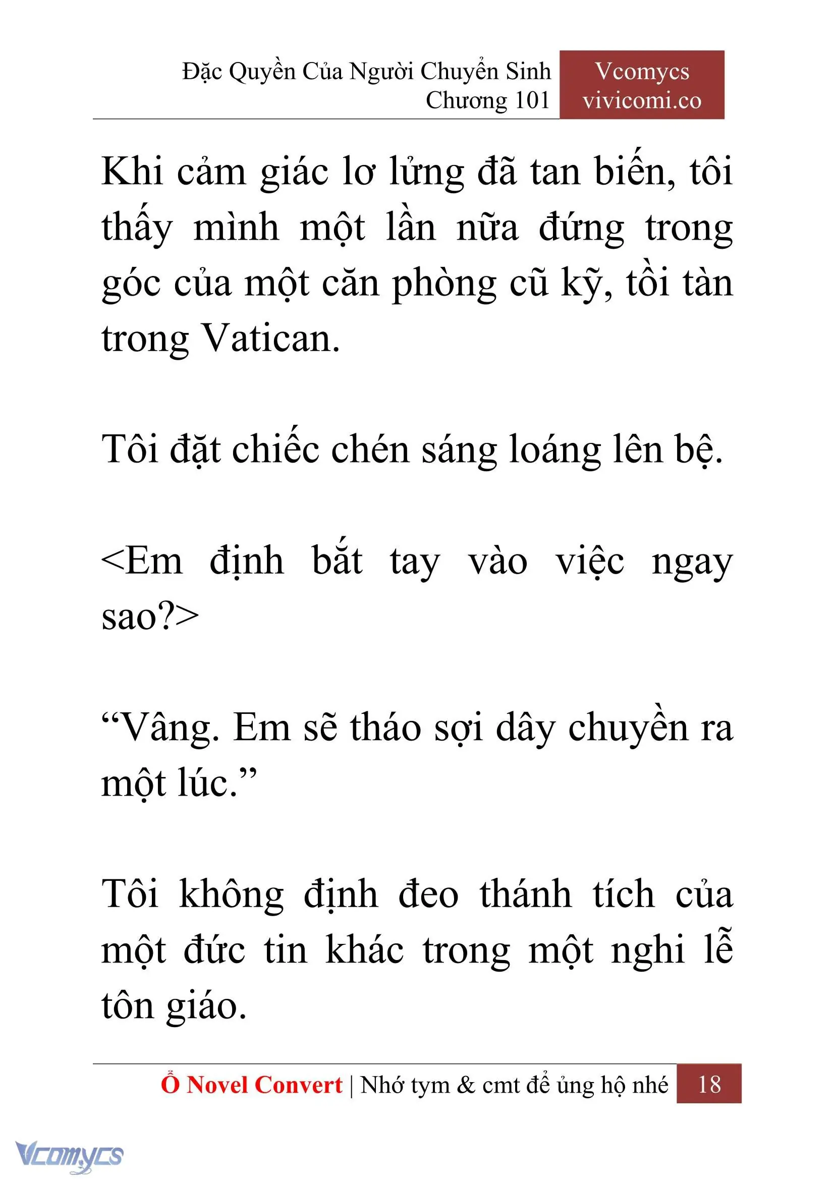[Novel] Đặc Quyền Của Người Chuyển Sinh Chapter 101 - Trang 21