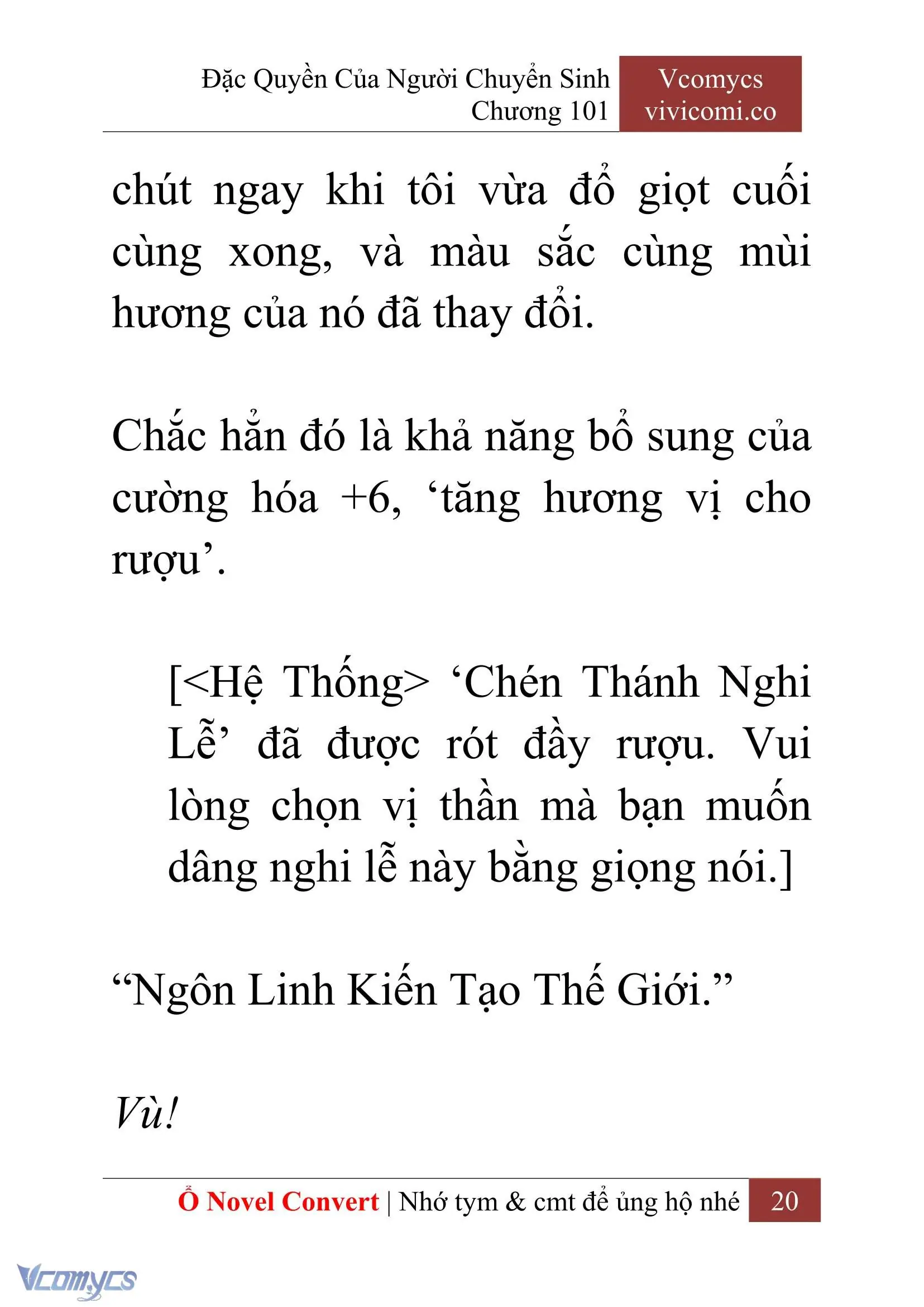[Novel] Đặc Quyền Của Người Chuyển Sinh Chapter 101 - Trang 23