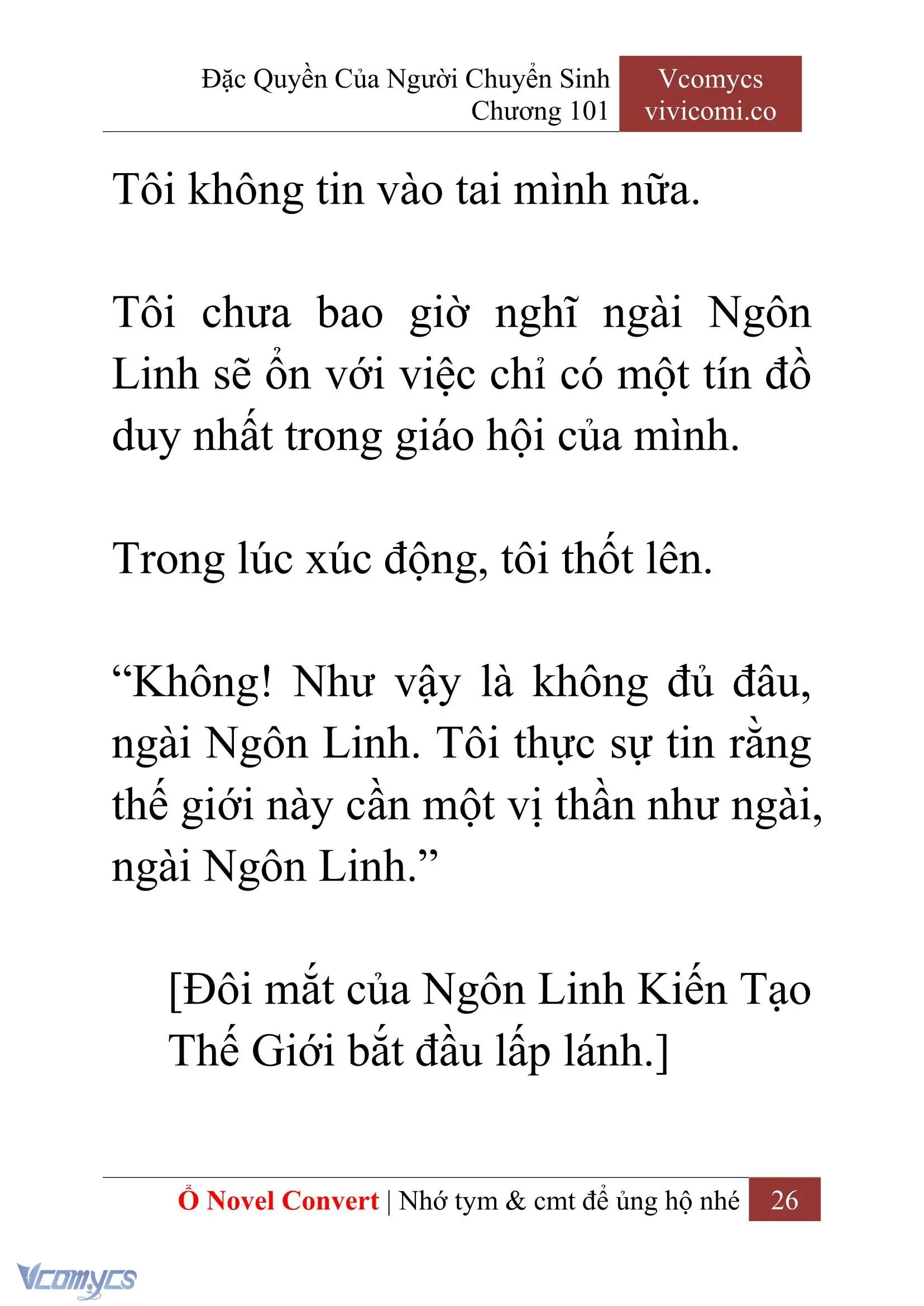 [Novel] Đặc Quyền Của Người Chuyển Sinh Chapter 101 - Trang 29