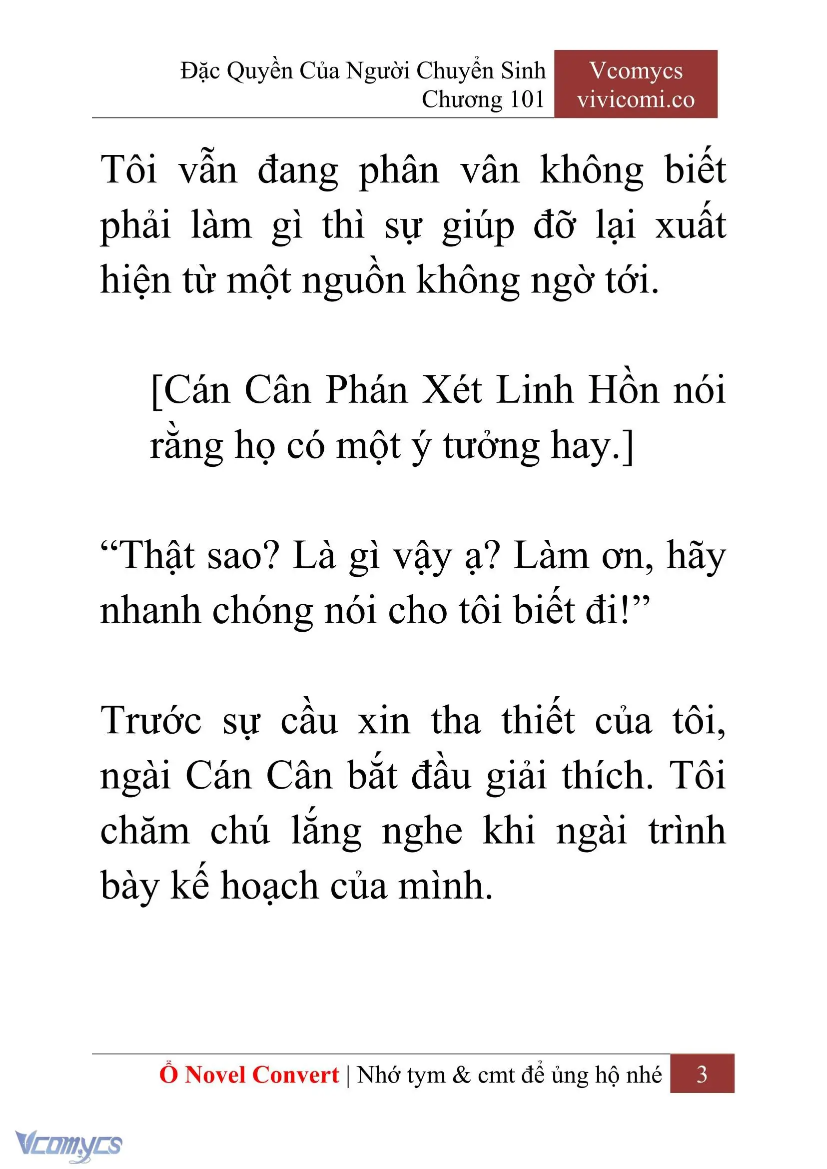 [Novel] Đặc Quyền Của Người Chuyển Sinh Chapter 101 - Trang 6